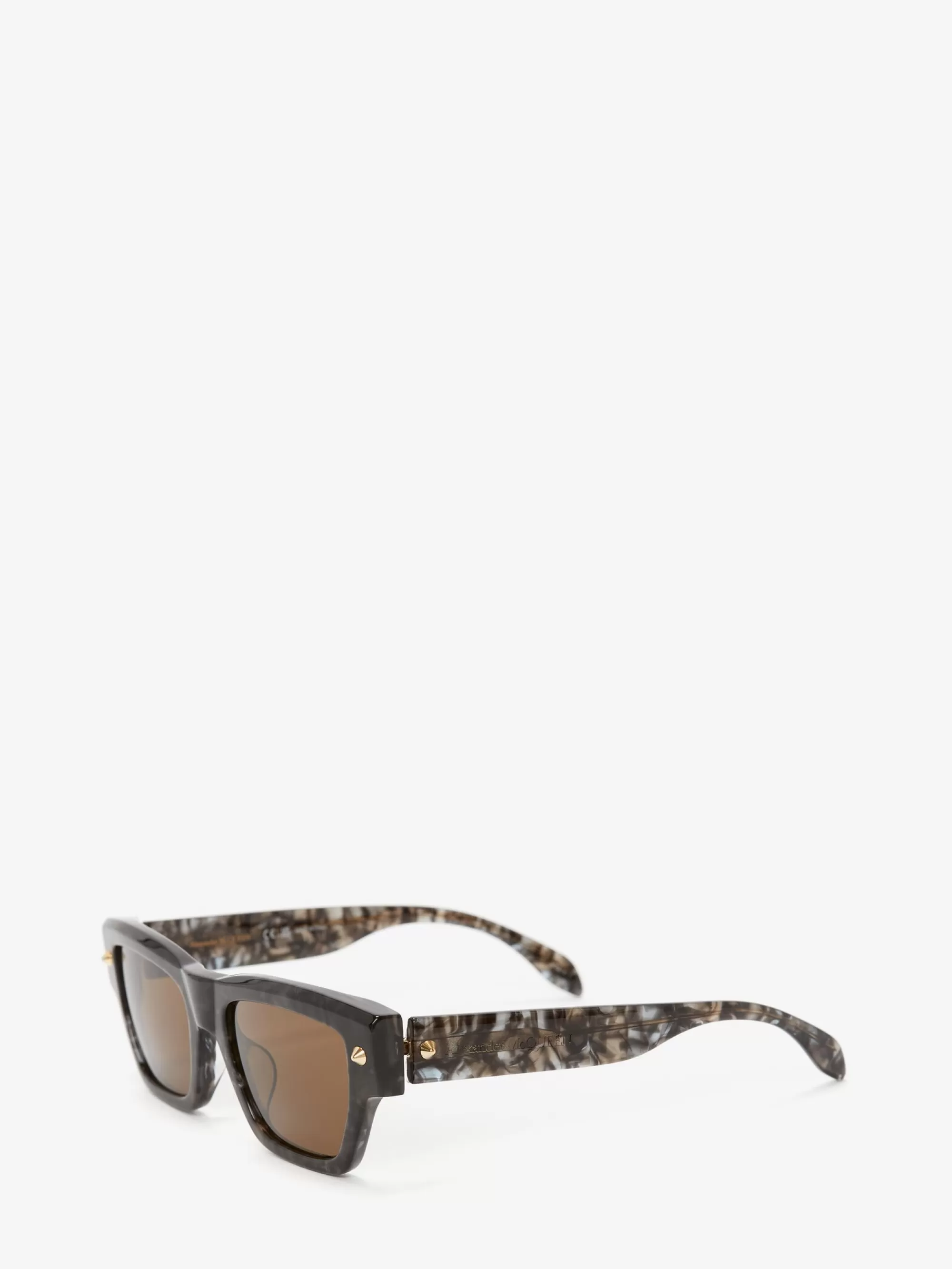 Men's Spike Studs Rectangular Sunglasses in >Alexander McQueen Cheap