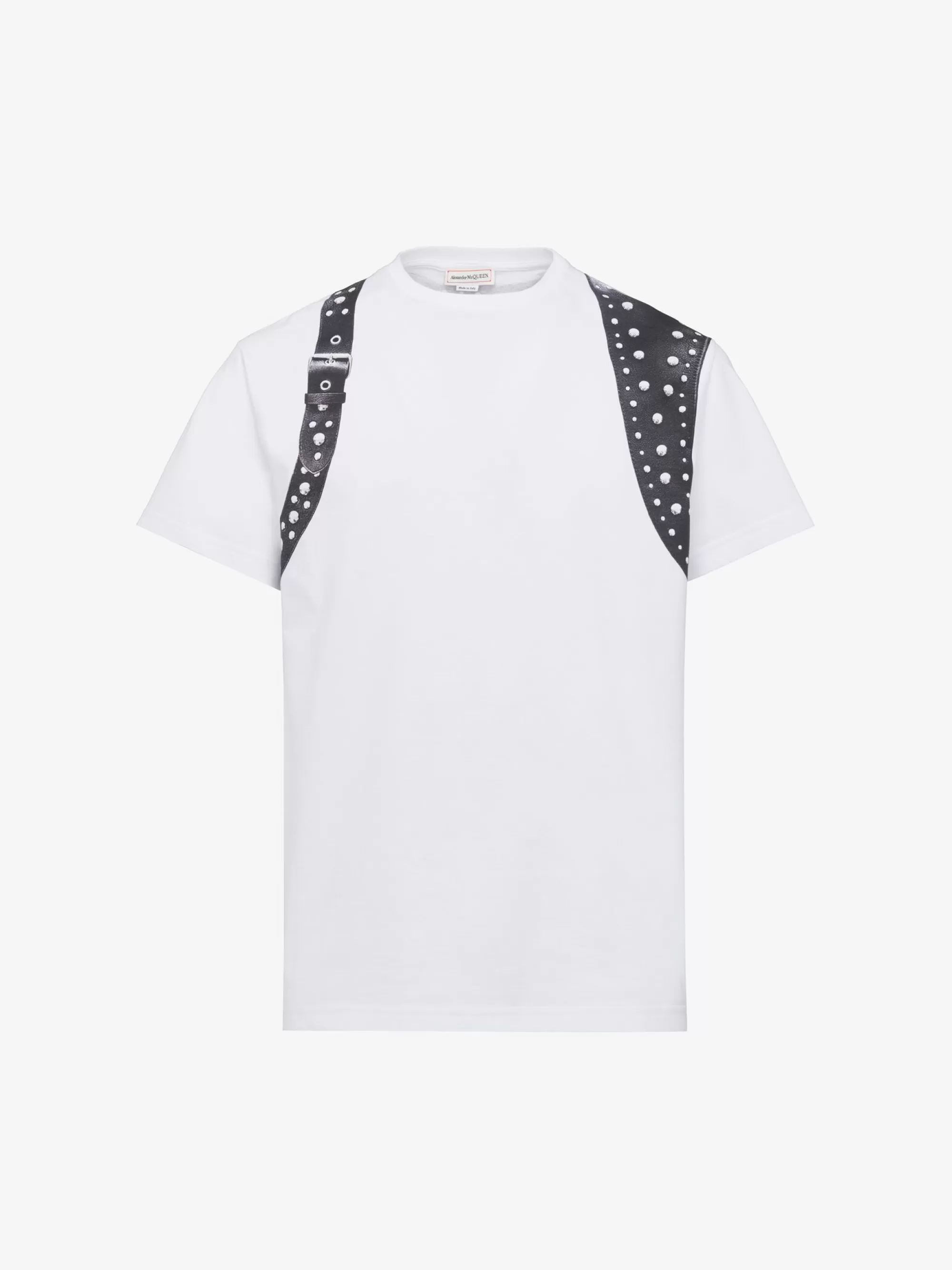 Men's Studded Harness T-shirt in >Alexander McQueen Outlet