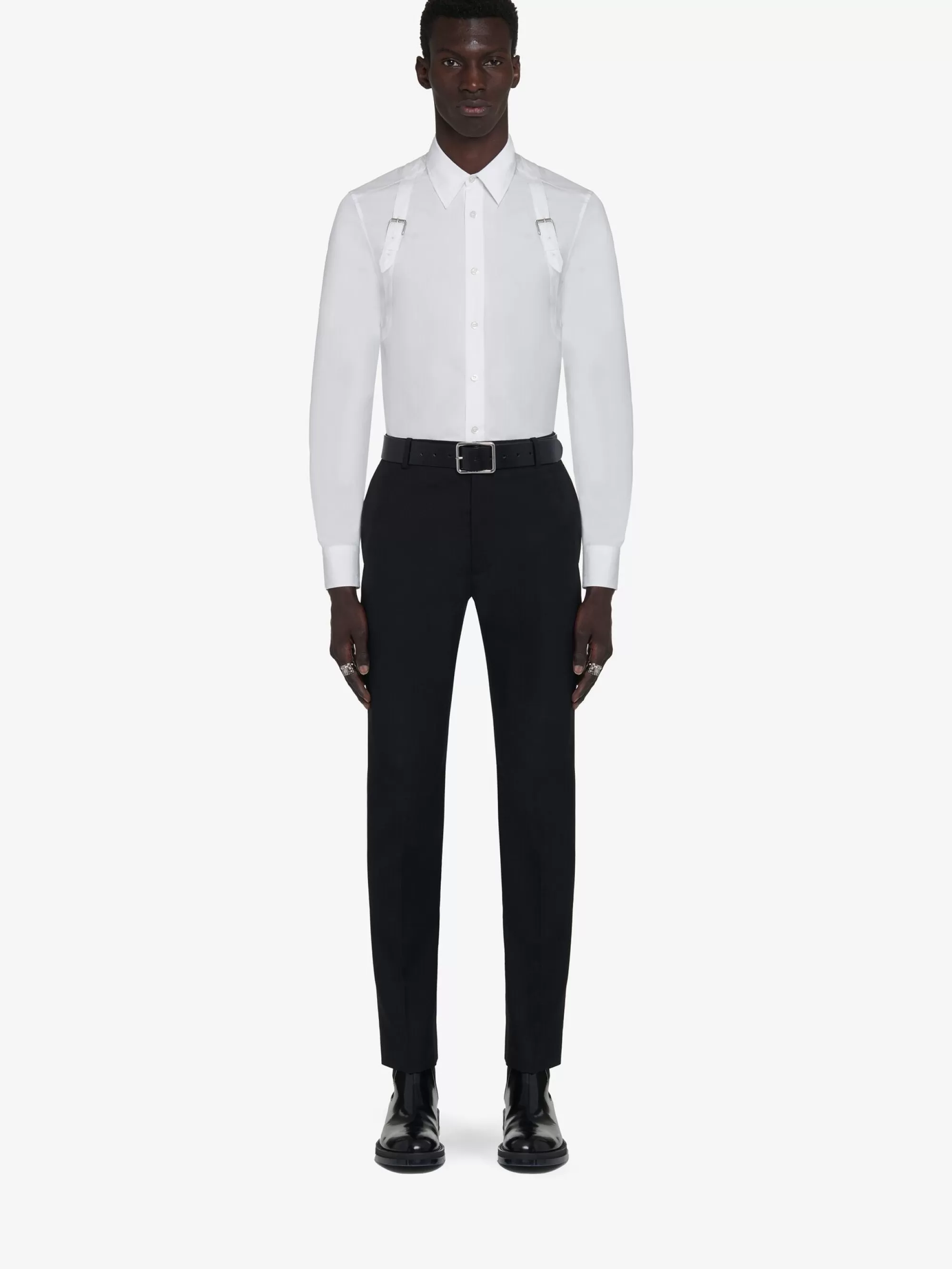 Men's Tailored Cigarette Trousers in >Alexander McQueen Flash Sale