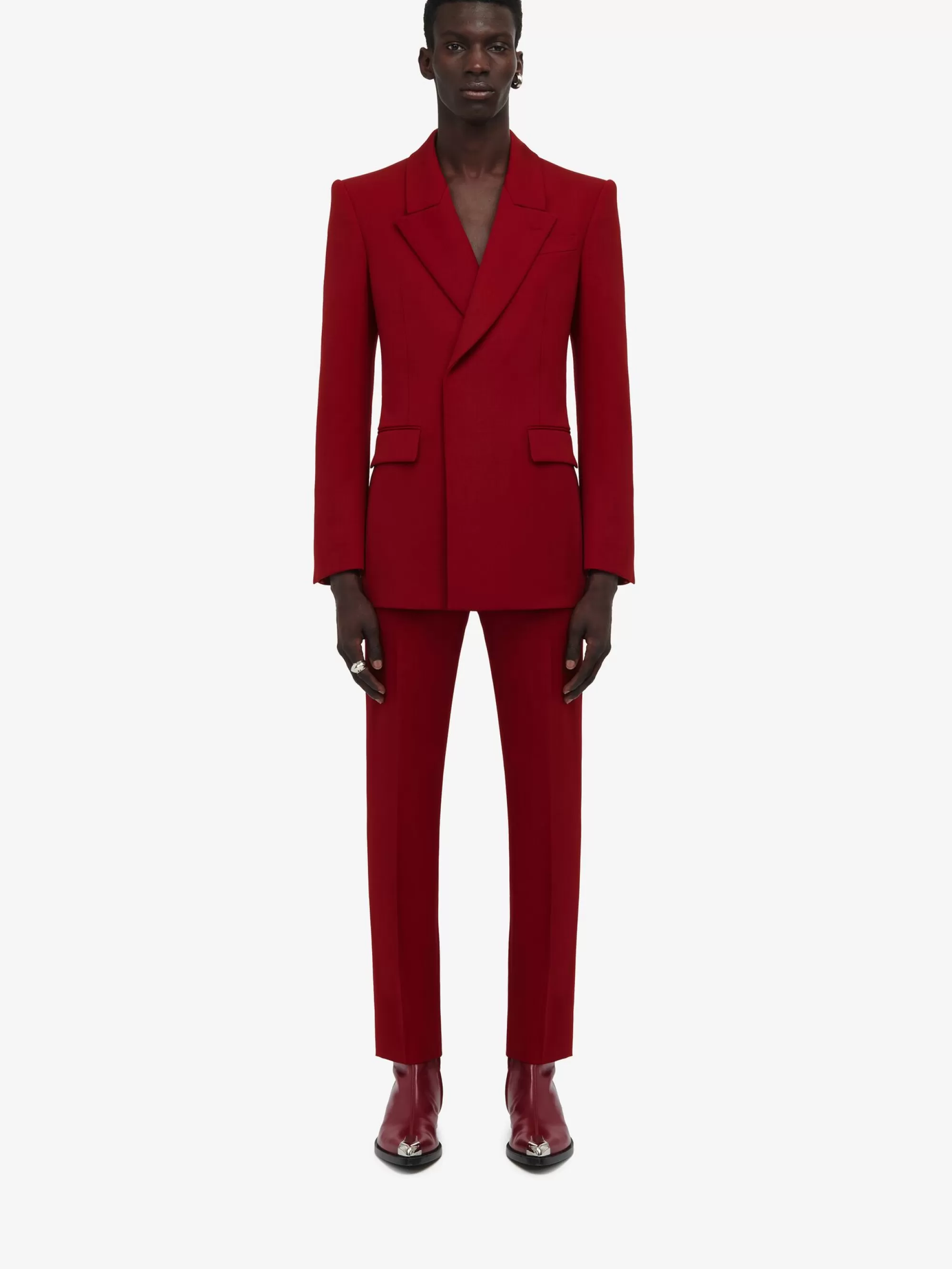 Men's Tailored Cigarette Trousers in >Alexander McQueen Outlet