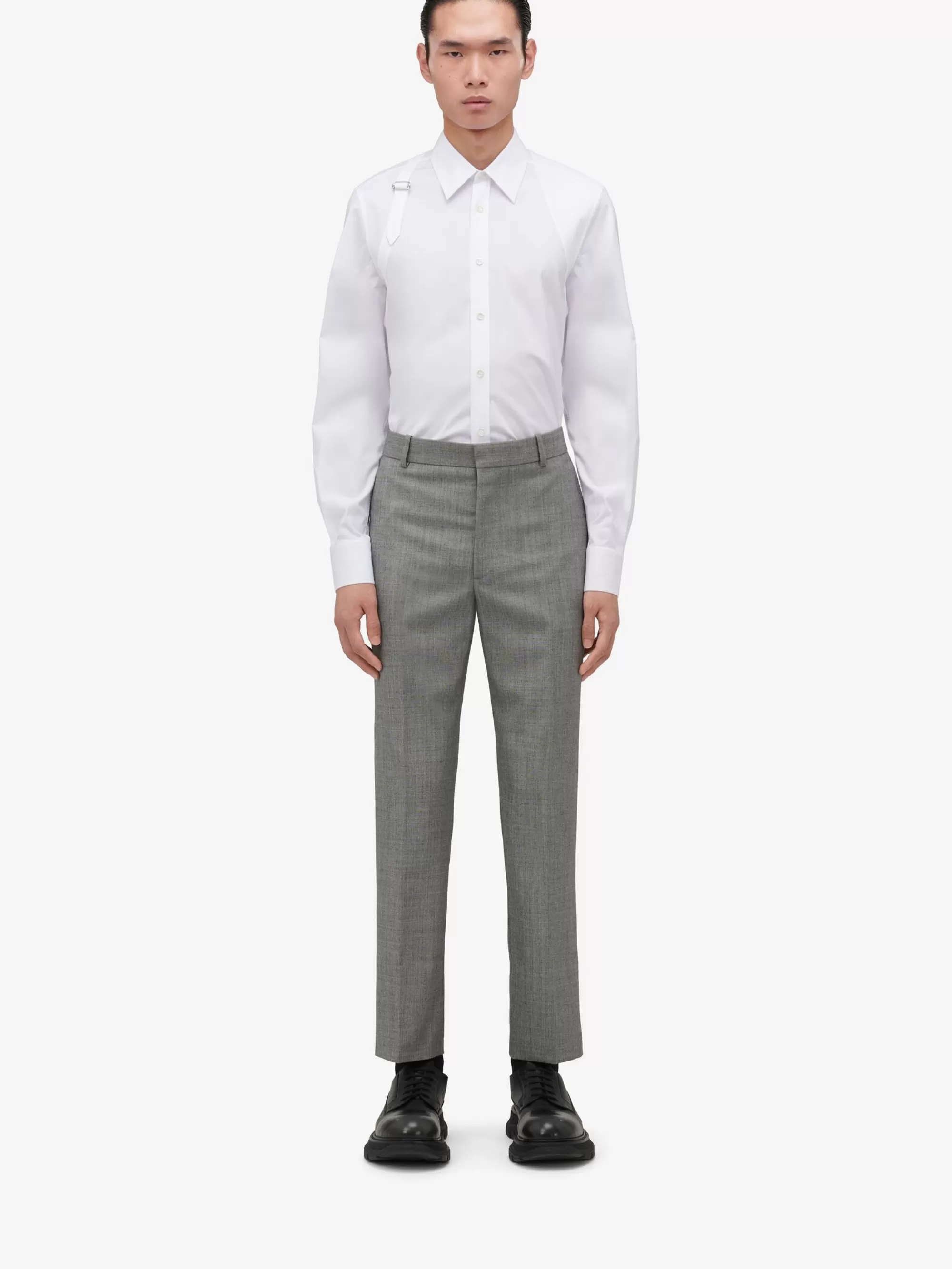 Men's Tailored Cigarette Trousers in >Alexander McQueen Flash Sale