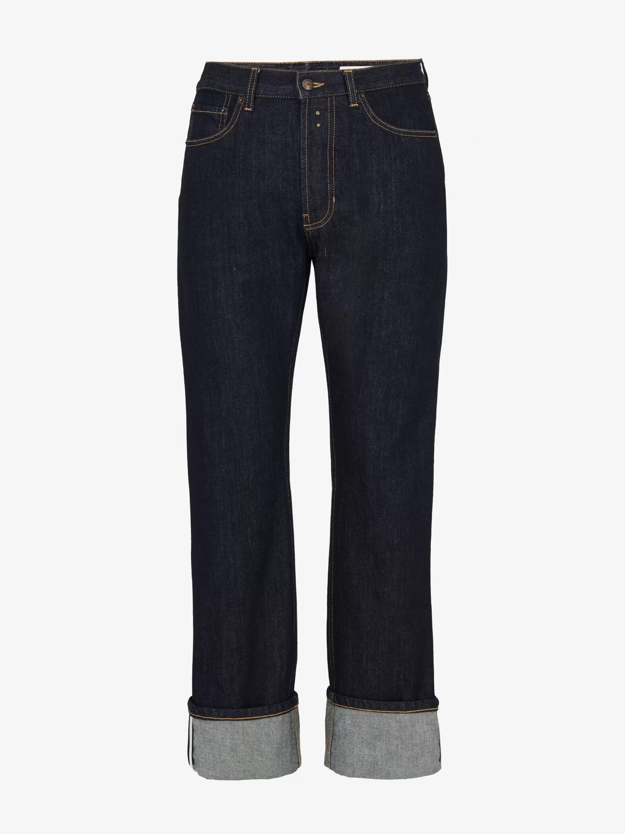 Men's Turn-up Jeans in >Alexander McQueen Best Sale