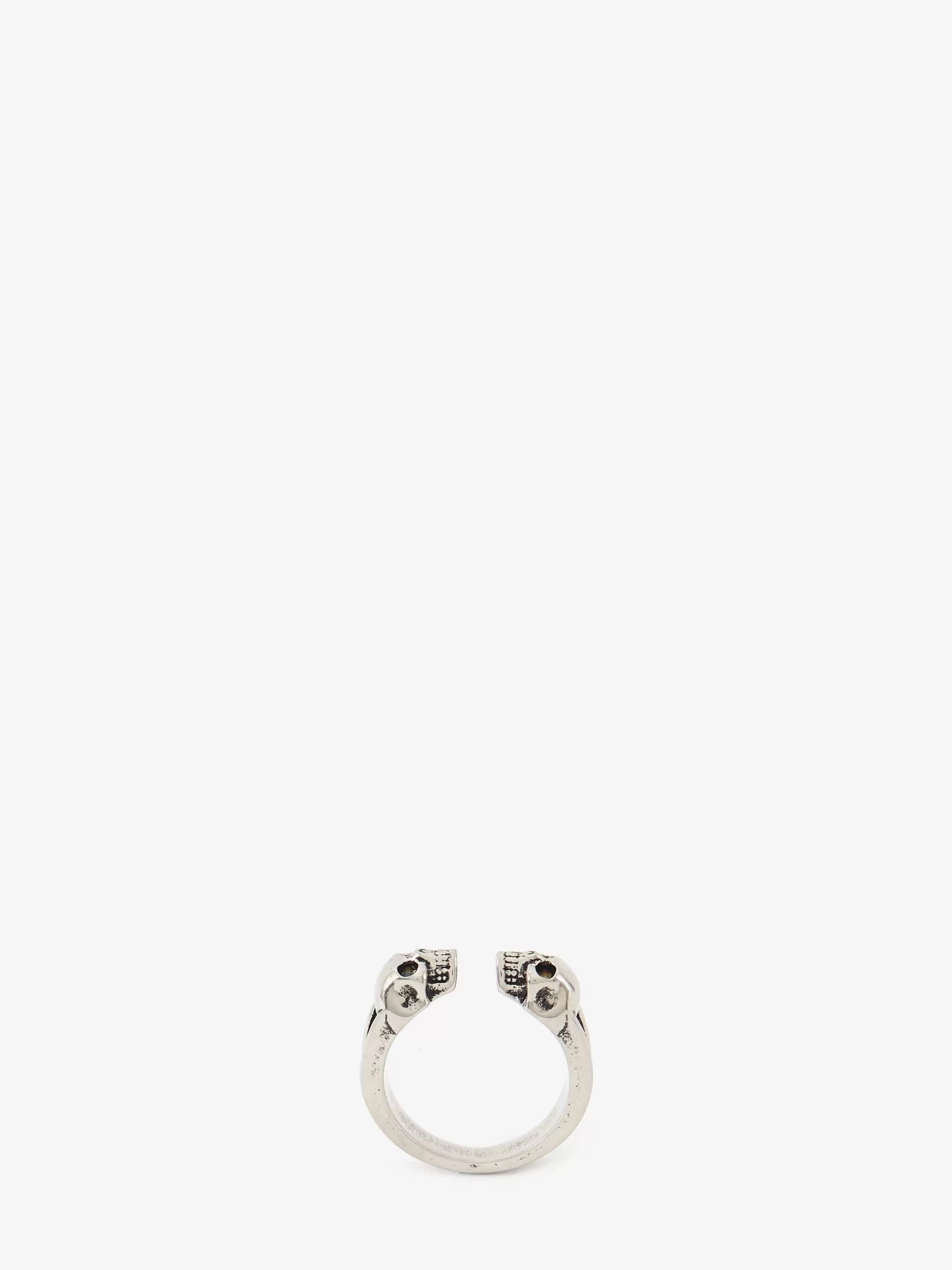 Men's Twin Skull Ring in >Alexander McQueen Sale