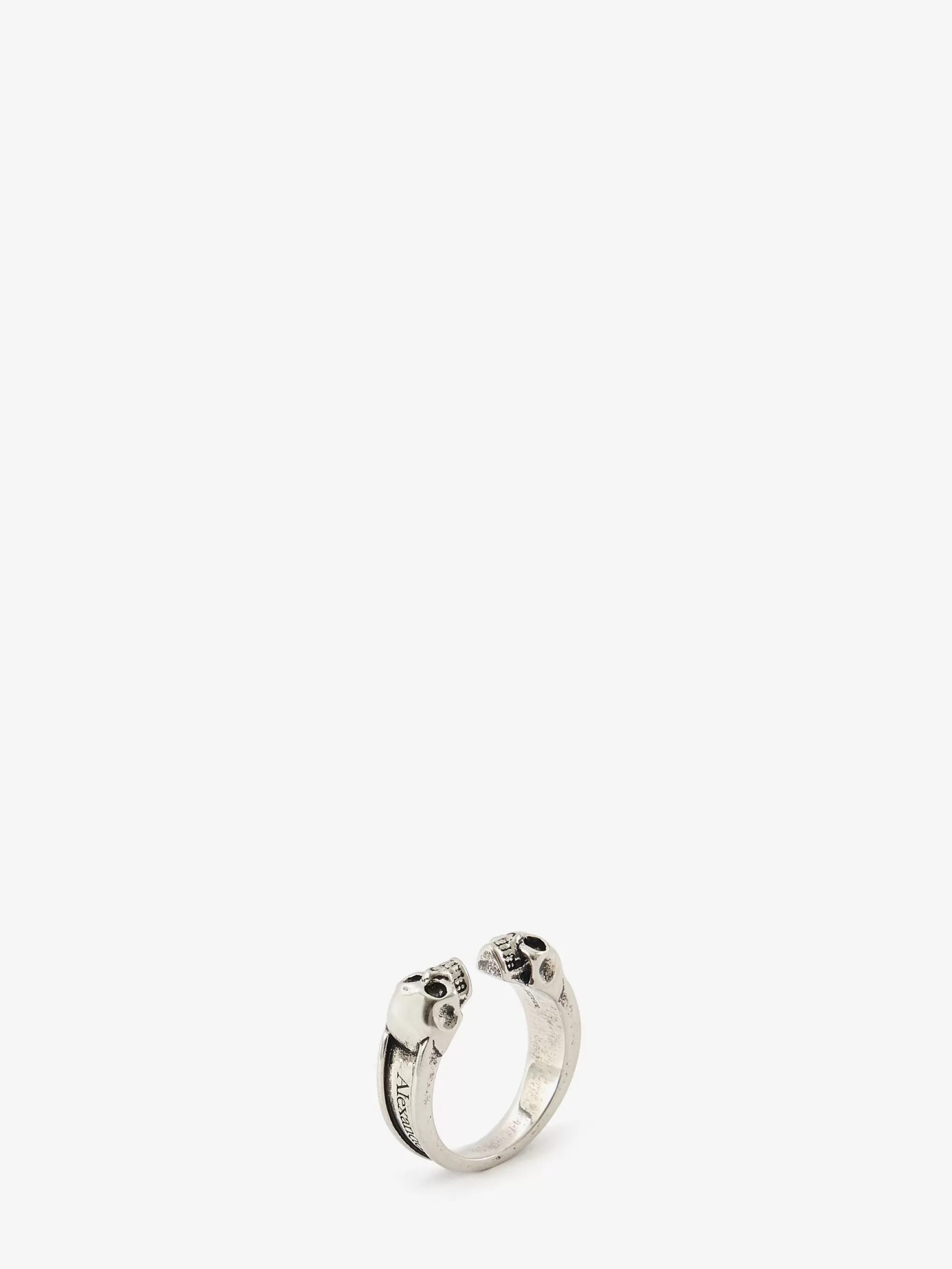 Men's Twin Skull Ring in >Alexander McQueen Sale