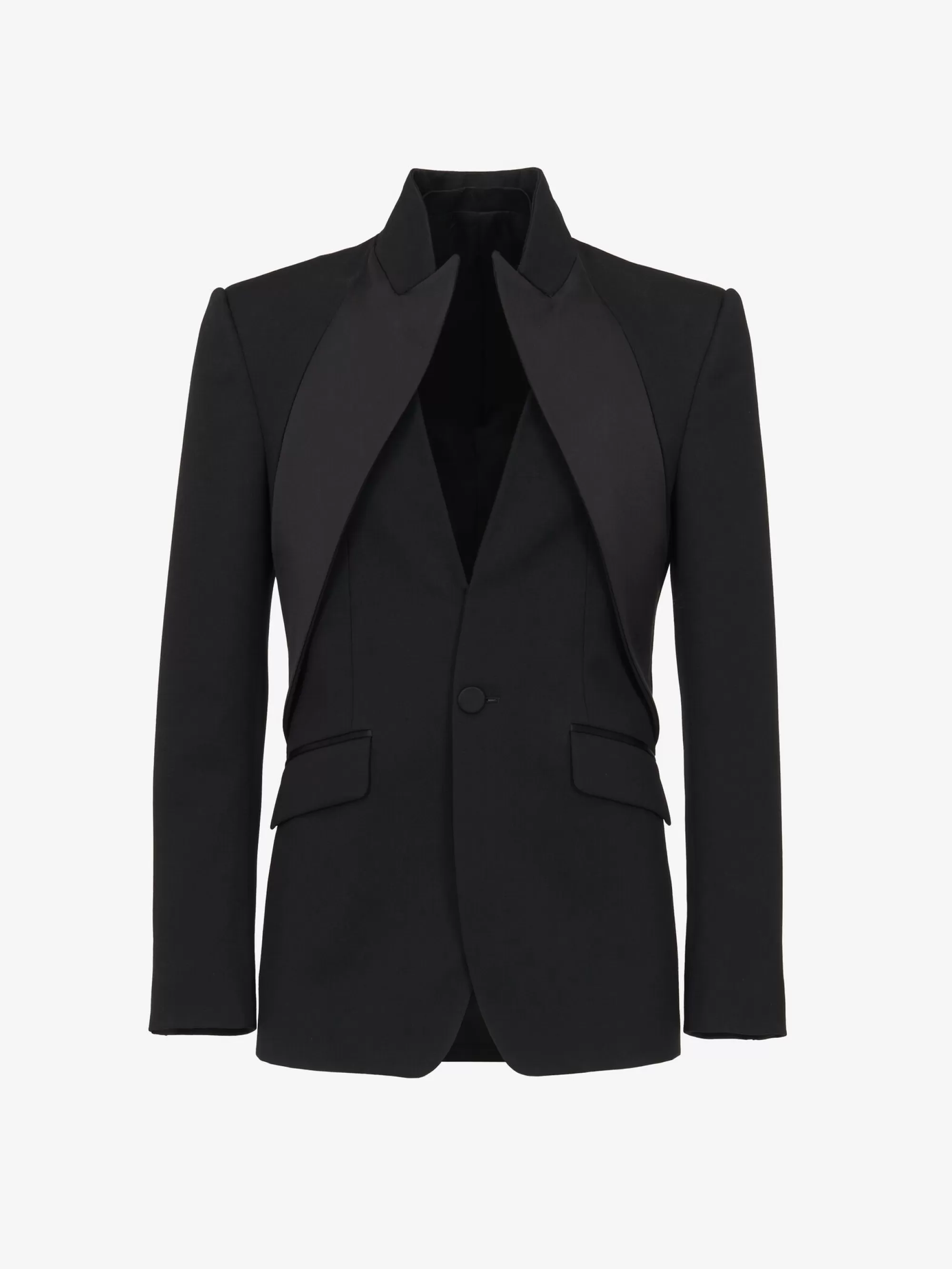 Men's Twisted Lapel Tuxedo Jacket in >Alexander McQueen Store