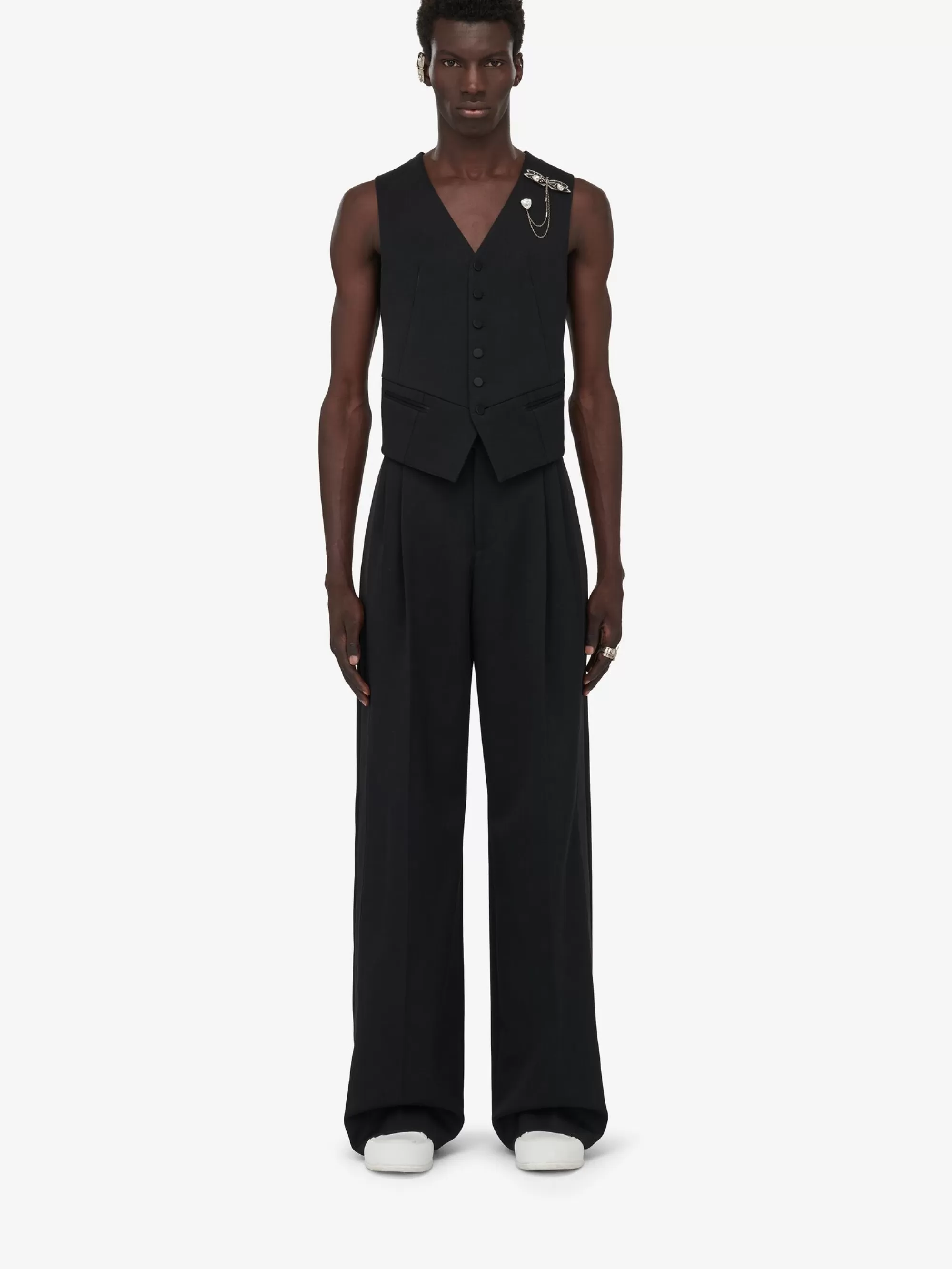 Men's Twisted Seam Waistcoat in >Alexander McQueen Online