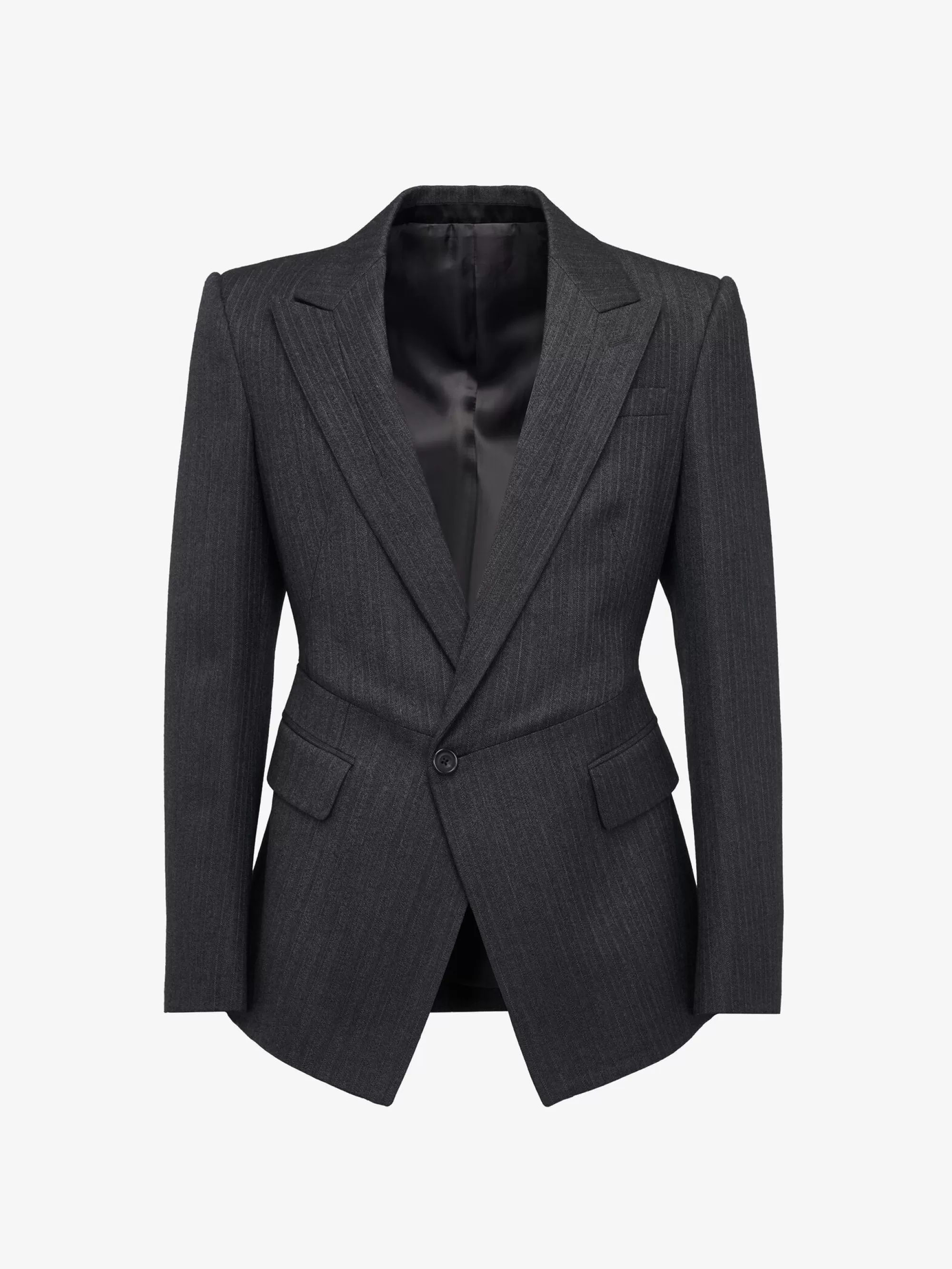 Men's Twisted Waist Single-breasted Jacket in >Alexander McQueen Cheap