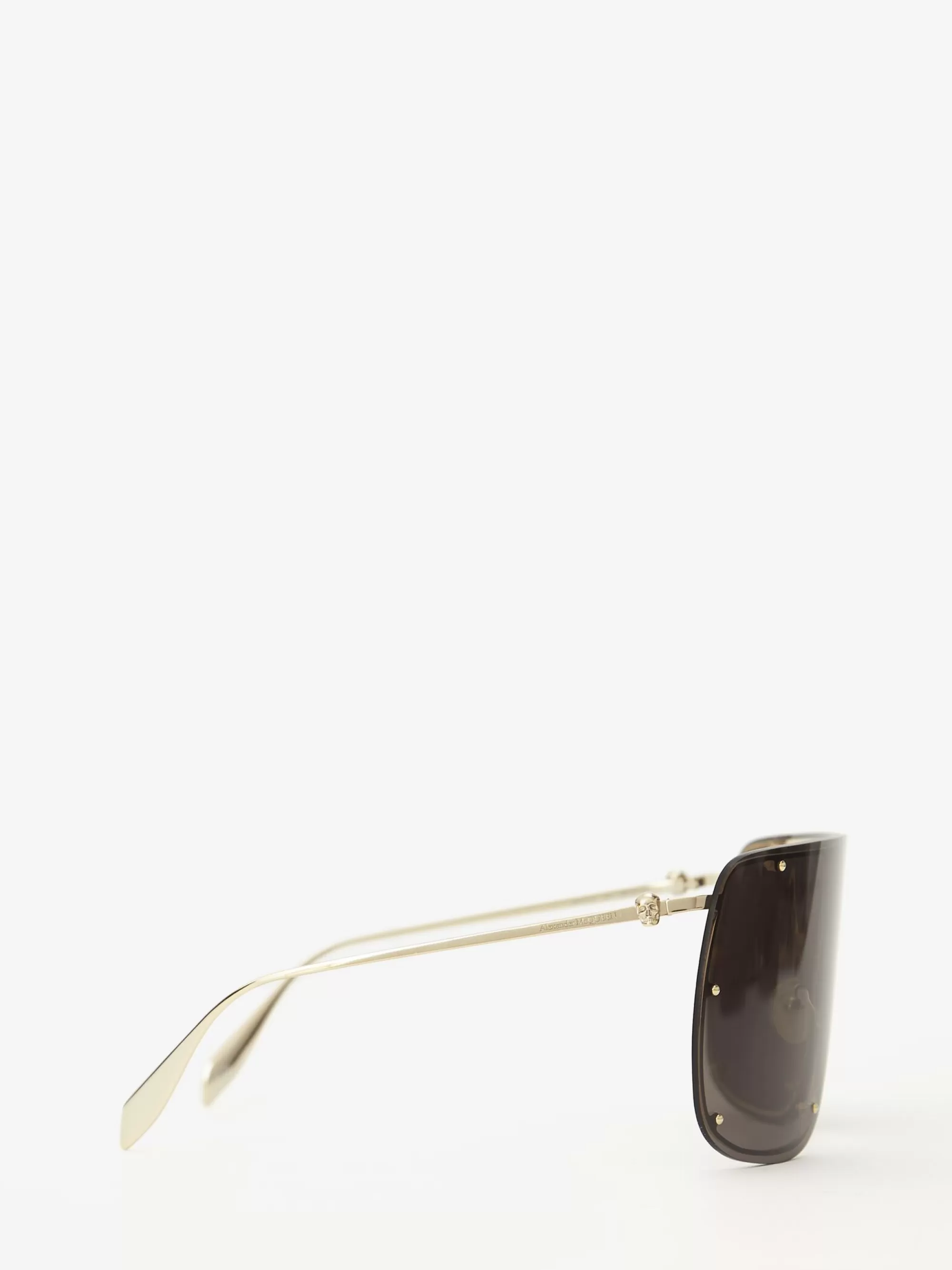 Skull Mask Sunglasses in >Alexander McQueen Shop