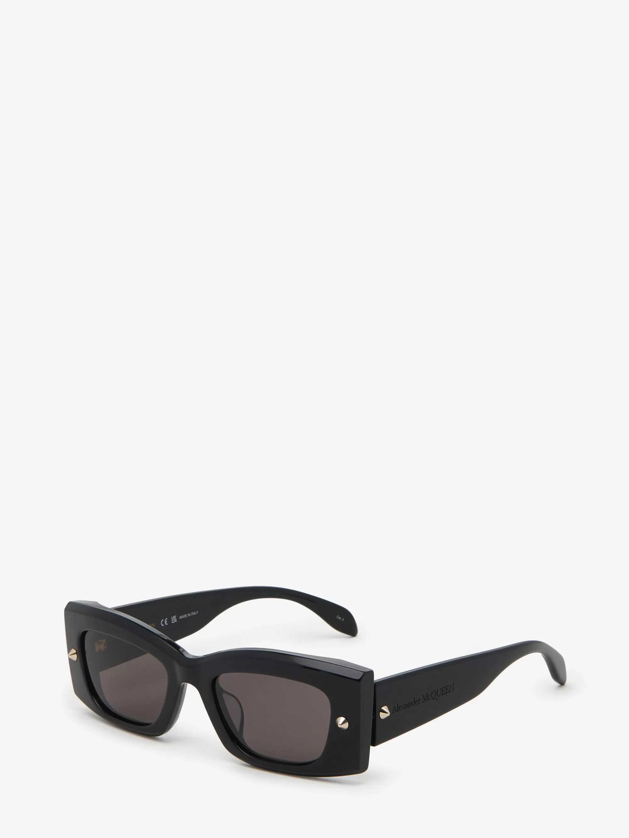 Spike Studs Rectangular Sunglasses in >Alexander McQueen Discount