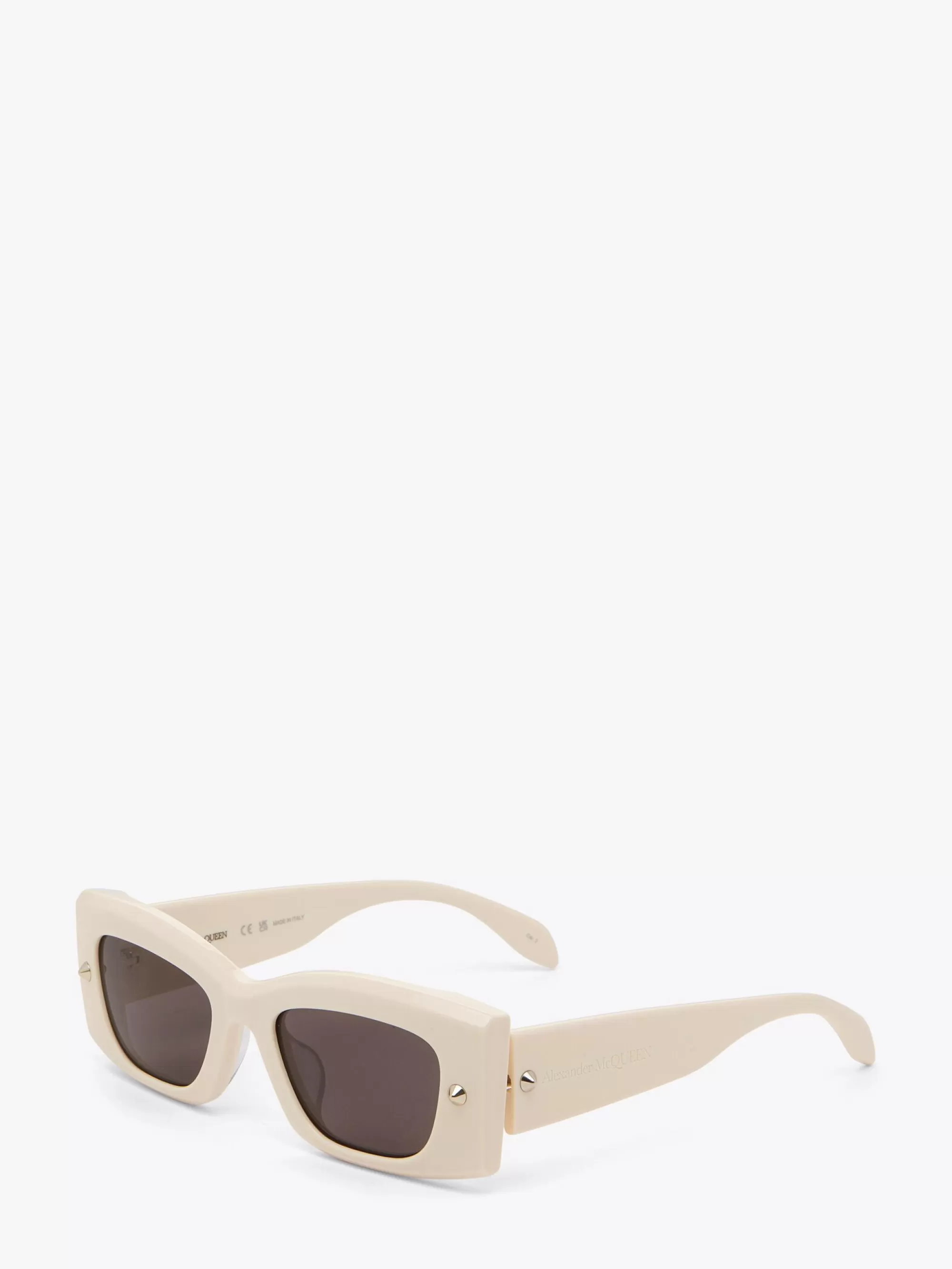 Spike Studs Rectangular Sunglasses in >Alexander McQueen Cheap