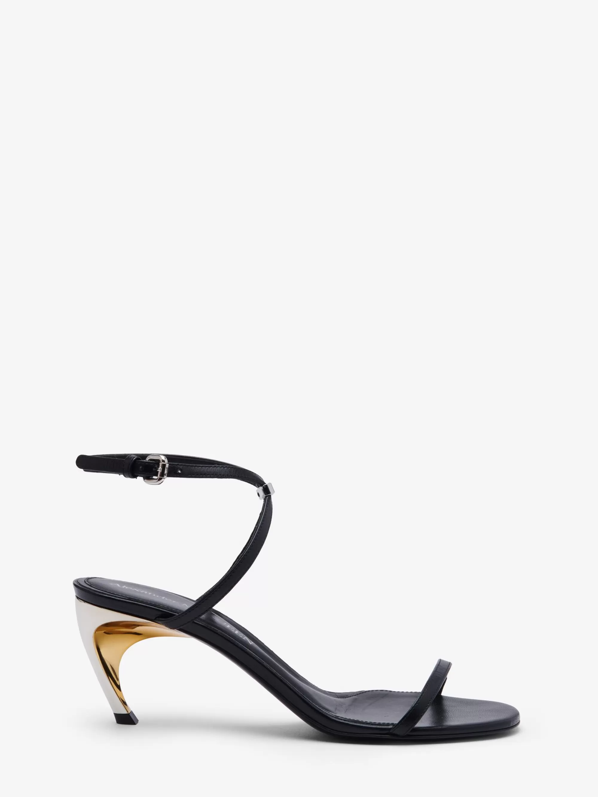 Women's Armadillo Metal Bar Sandal in >Alexander McQueen Shop