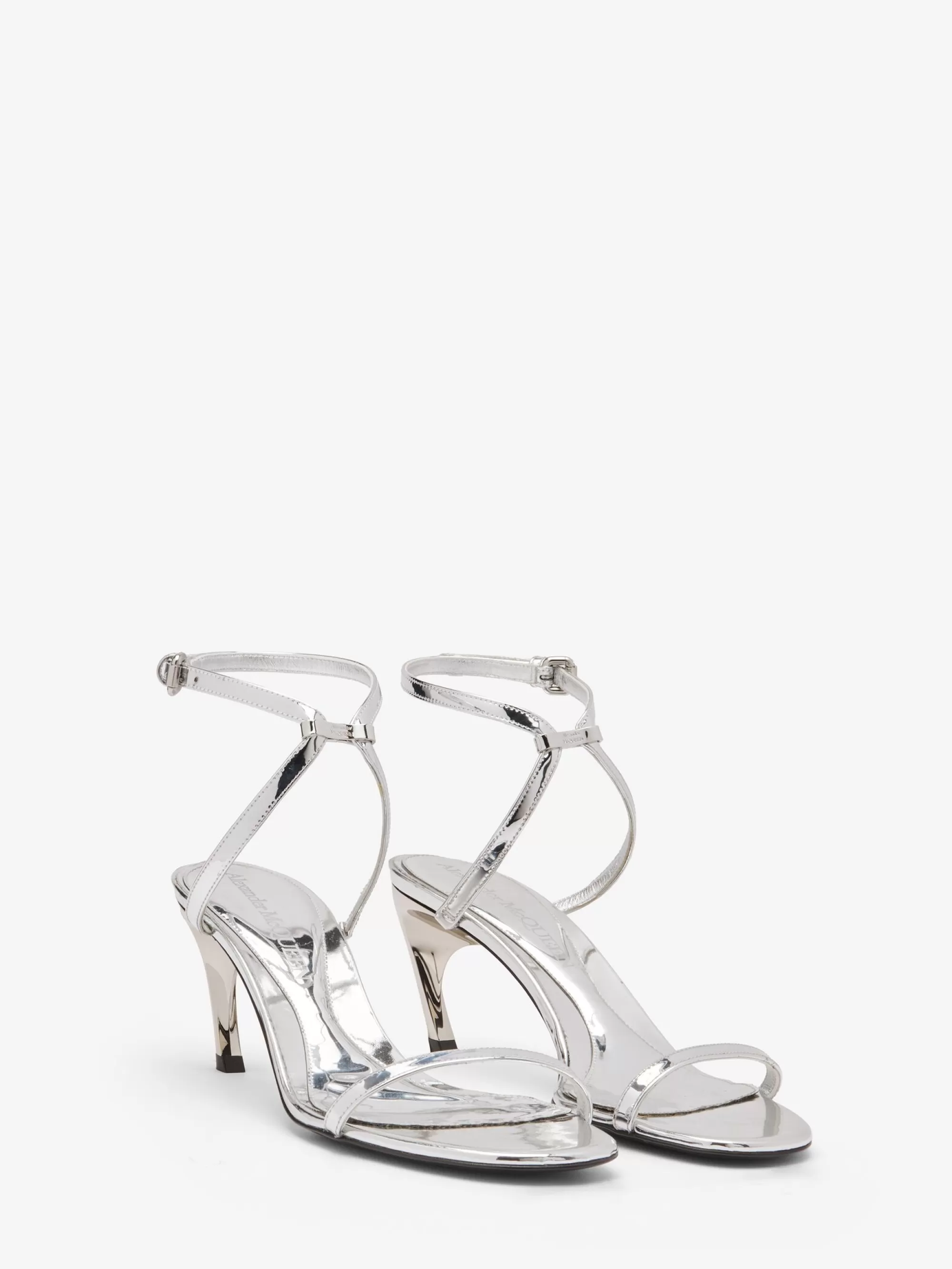 Women's Armadillo Metal Bar Sandal in >Alexander McQueen Outlet