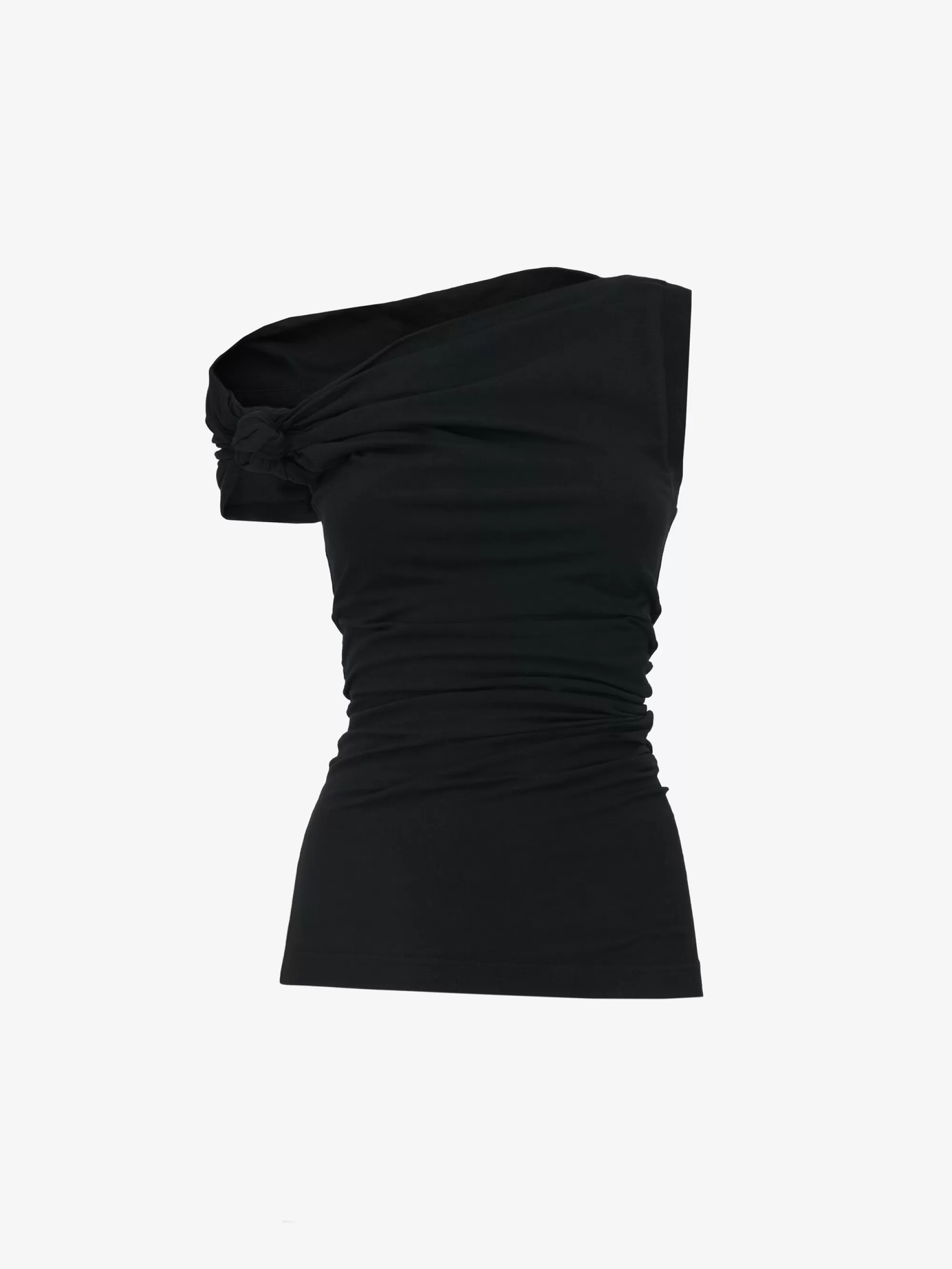 Women's Asymmetric Knot Top in >Alexander McQueen Shop