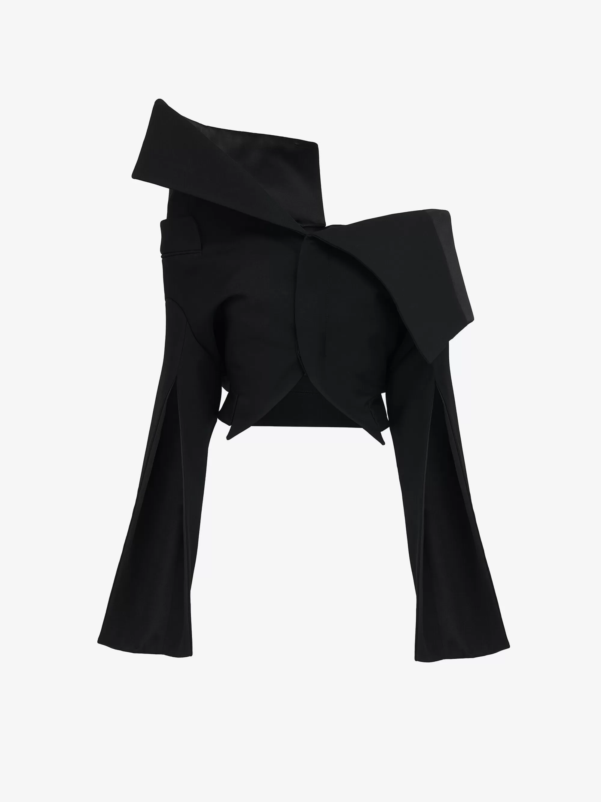 Women's Asymmetric Off-the-shoulder Tailored Jacket in >Alexander McQueen Clearance