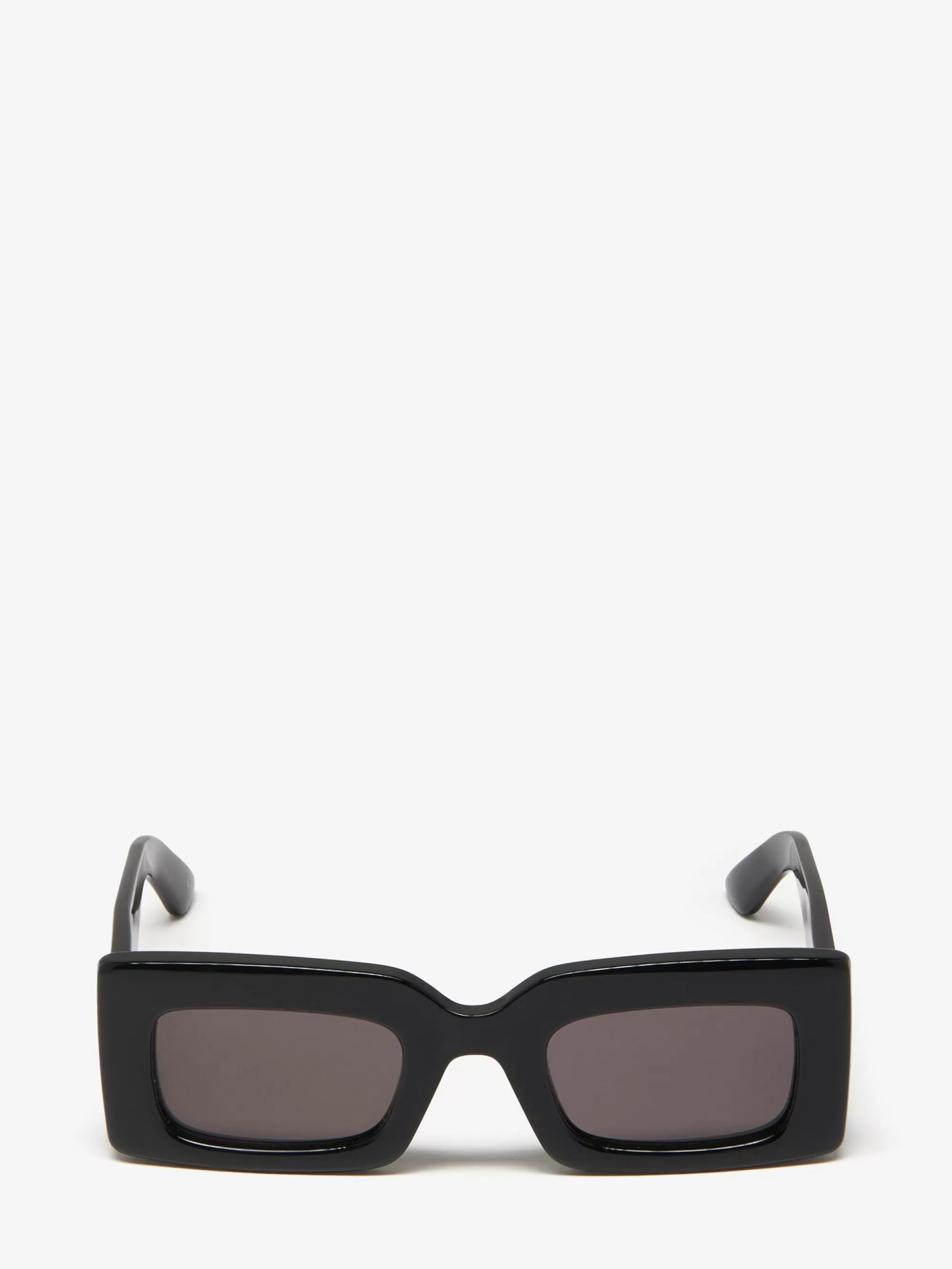 Women's Bold Rectangular Sunglasses in >Alexander McQueen Online