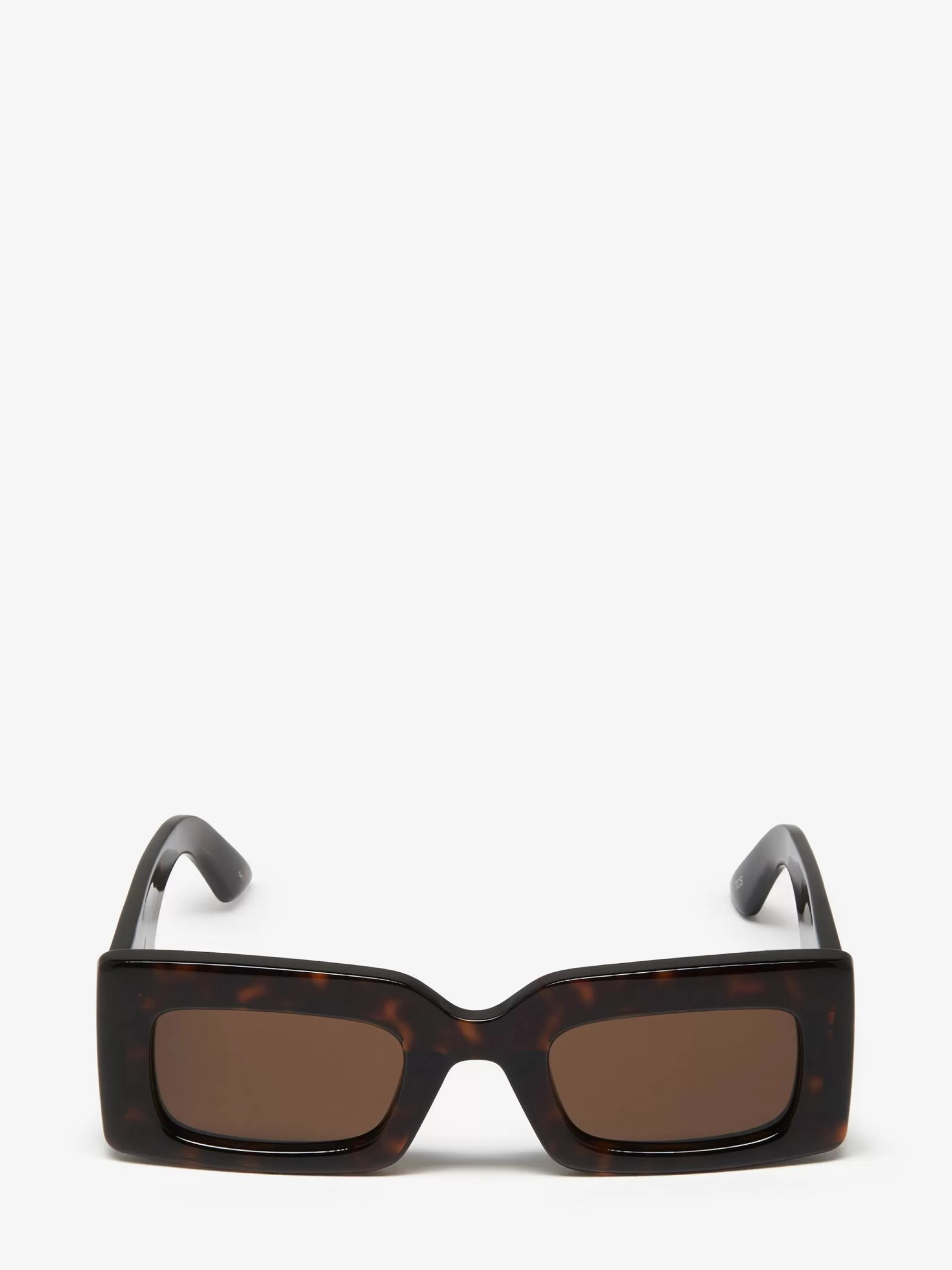 Women's Bold Rectangular Sunglasses in >Alexander McQueen Clearance