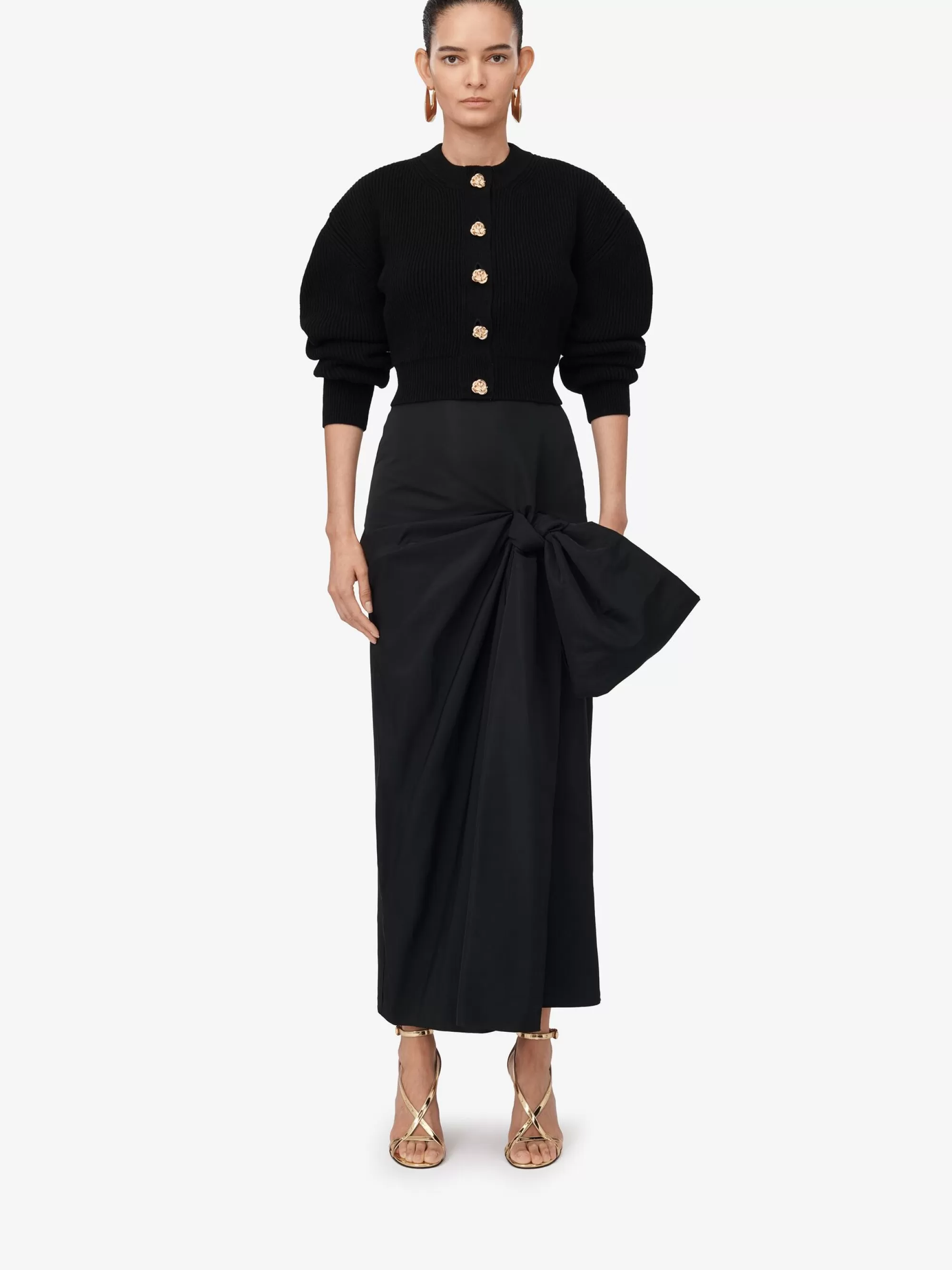 Women's Bow Detail Slim Skirt in >Alexander McQueen Discount