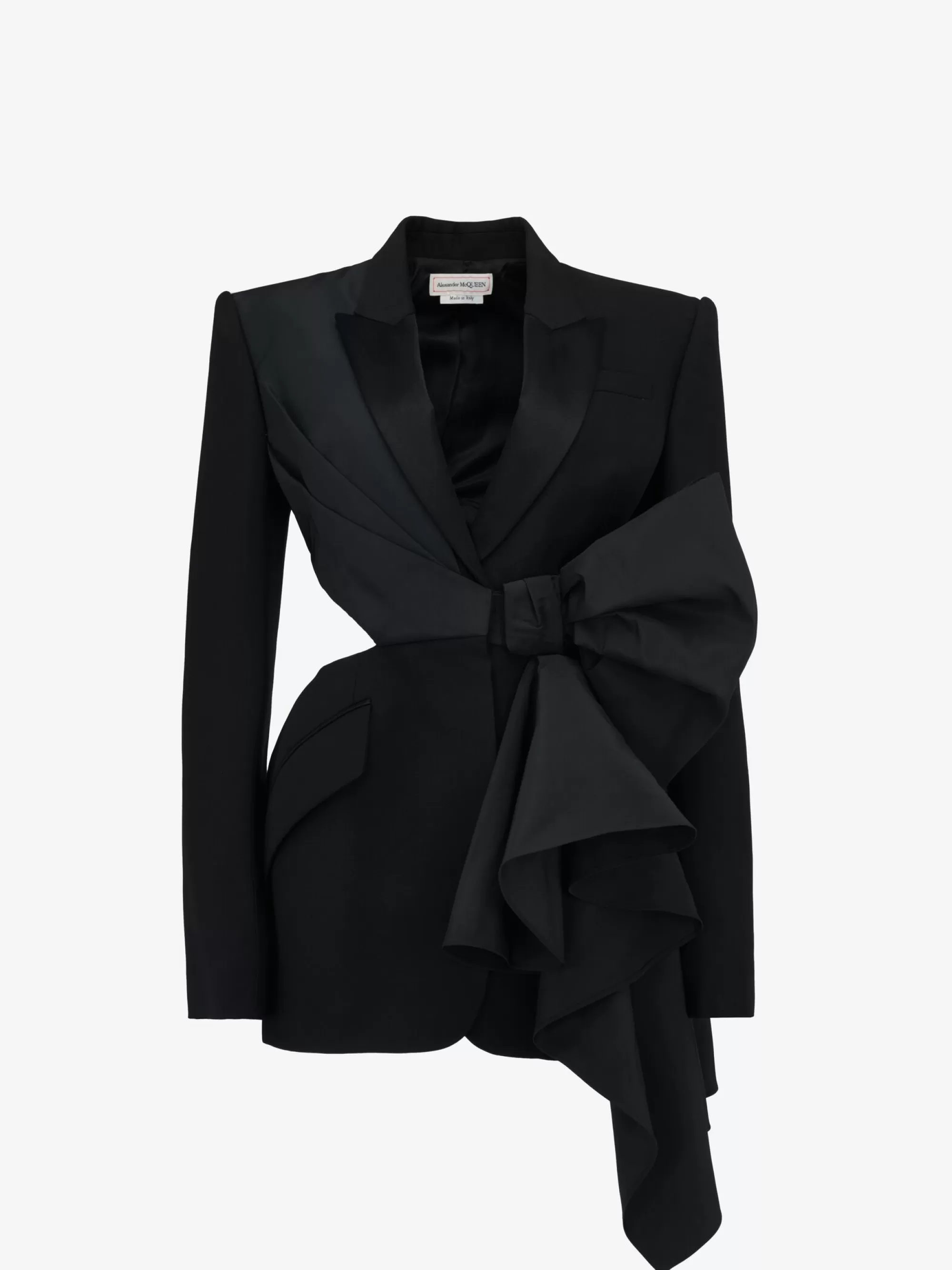 Women's Bow Slashed Jacket in >Alexander McQueen Outlet