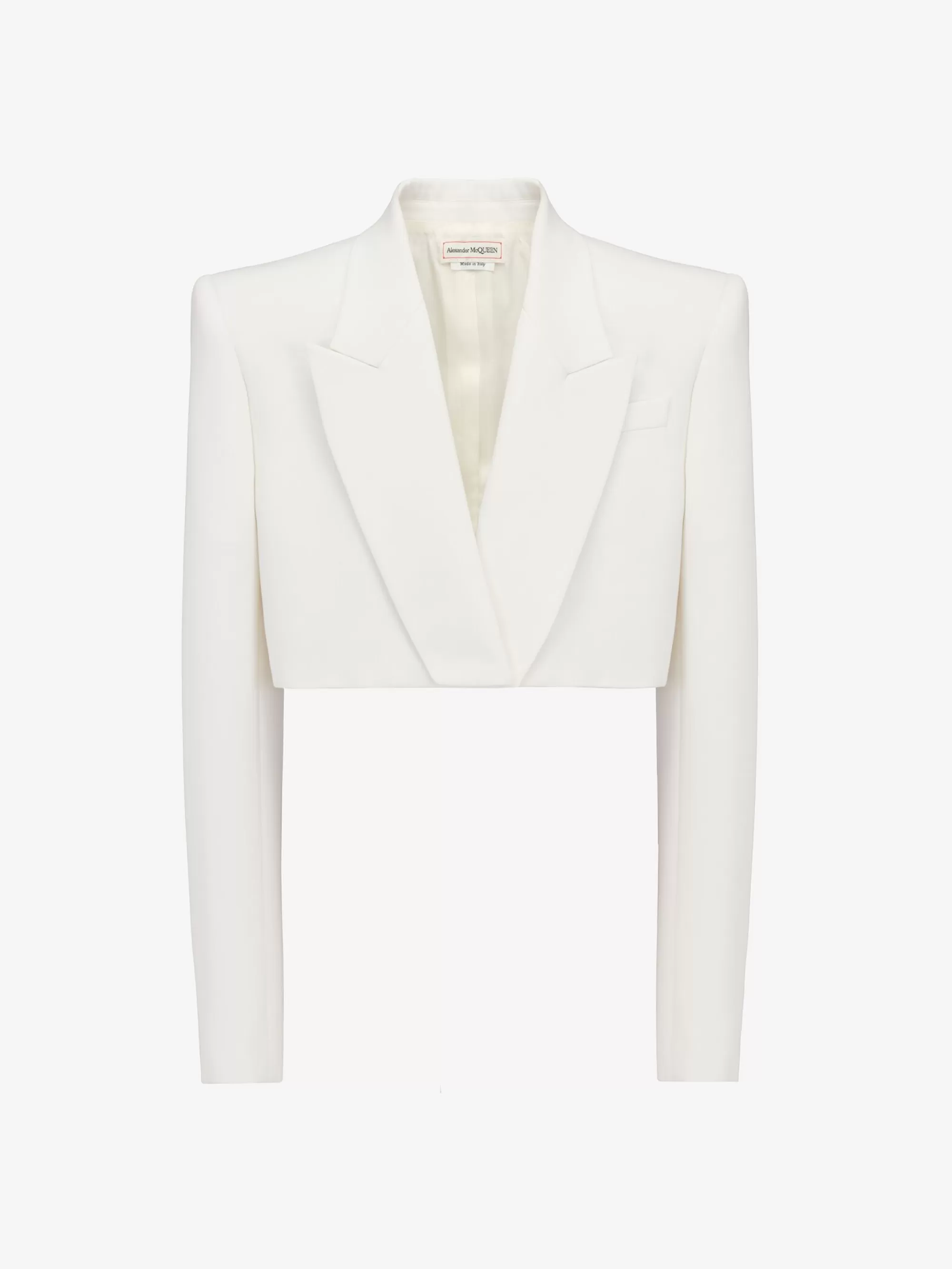 Women's Boxy Cropped Jacket in >Alexander McQueen Clearance