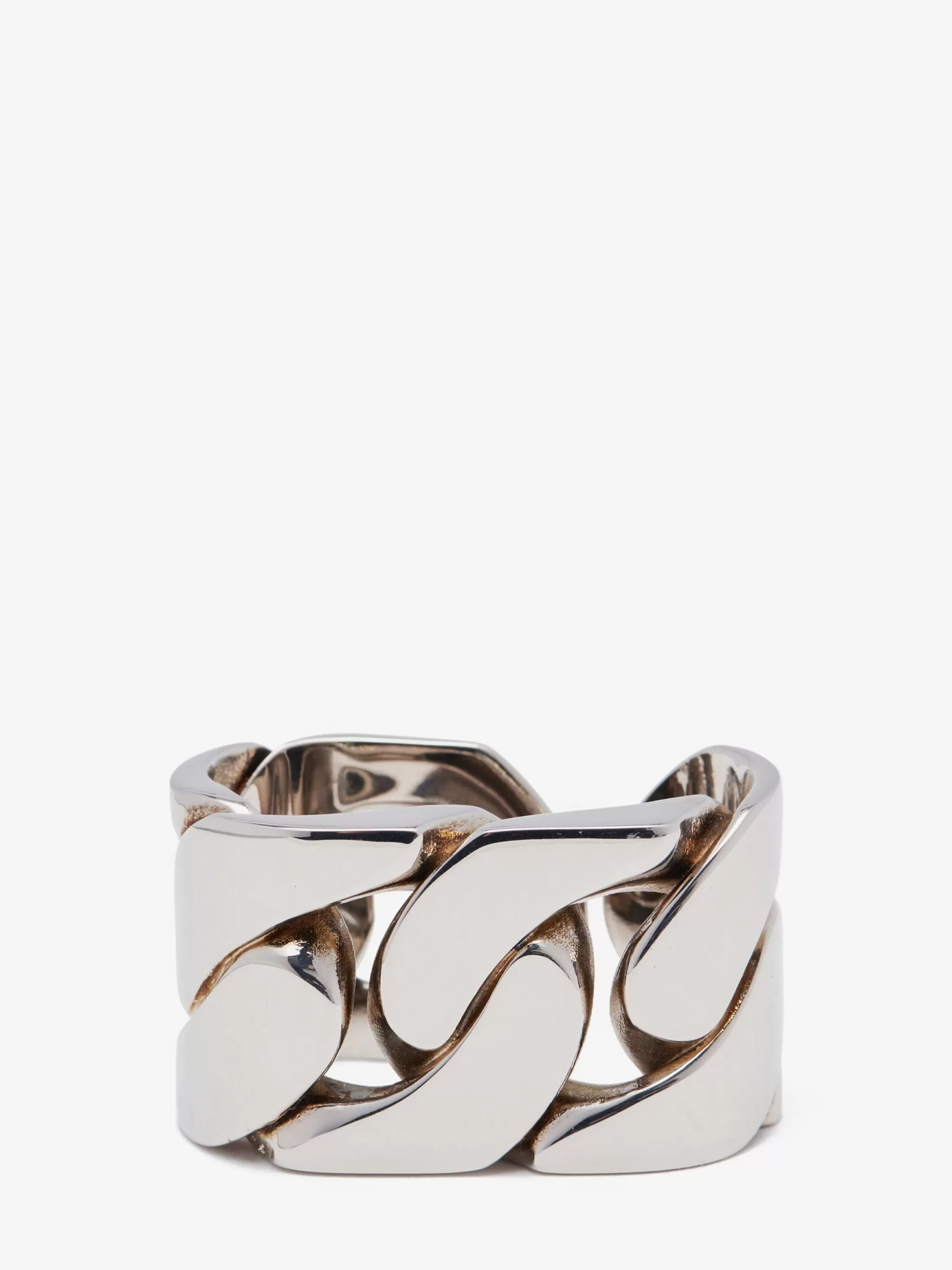 Women's Chain Double Ring in >Alexander McQueen Fashion