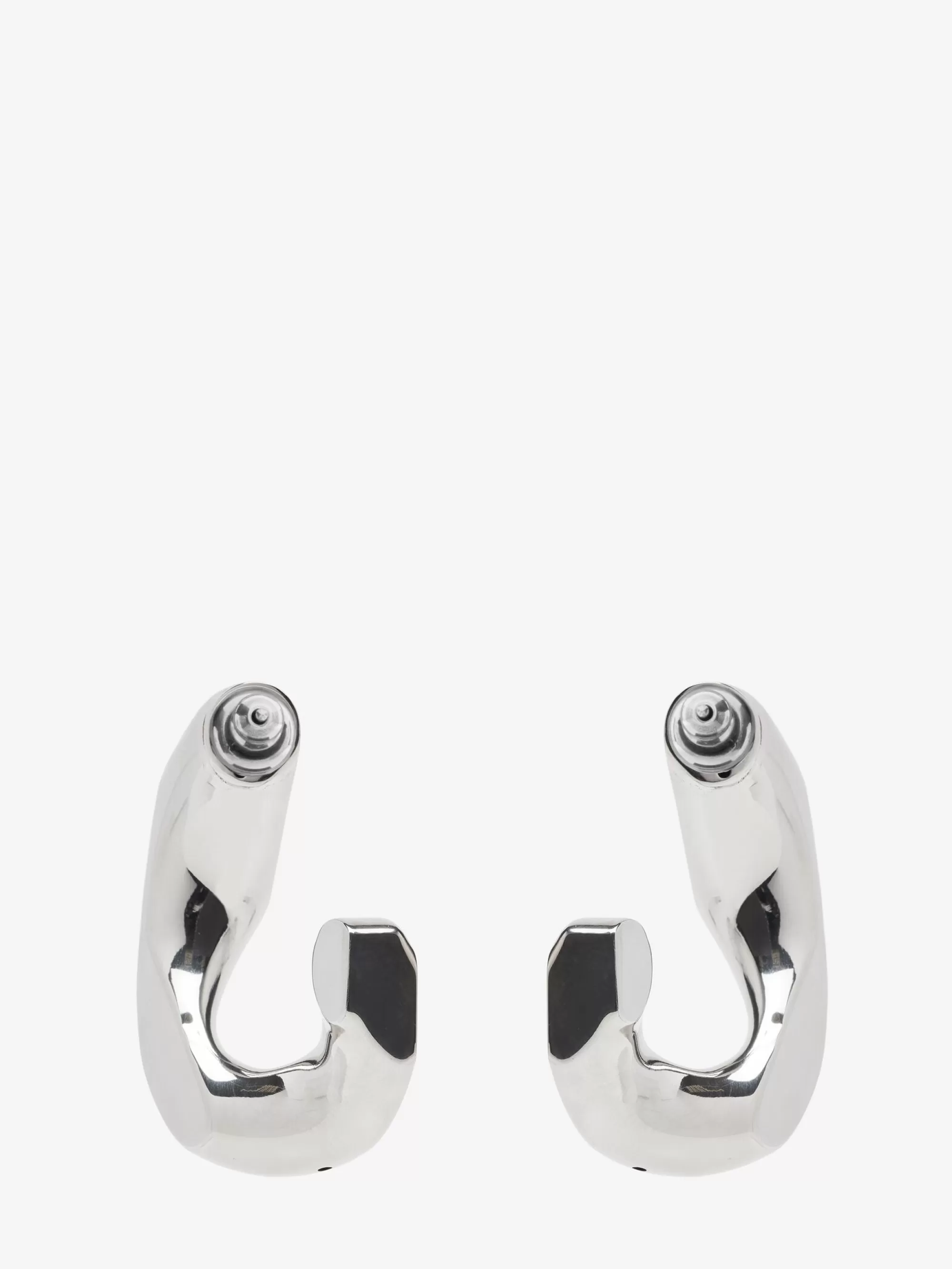 Women's Chain Hoop Earrings in >Alexander McQueen Best Sale