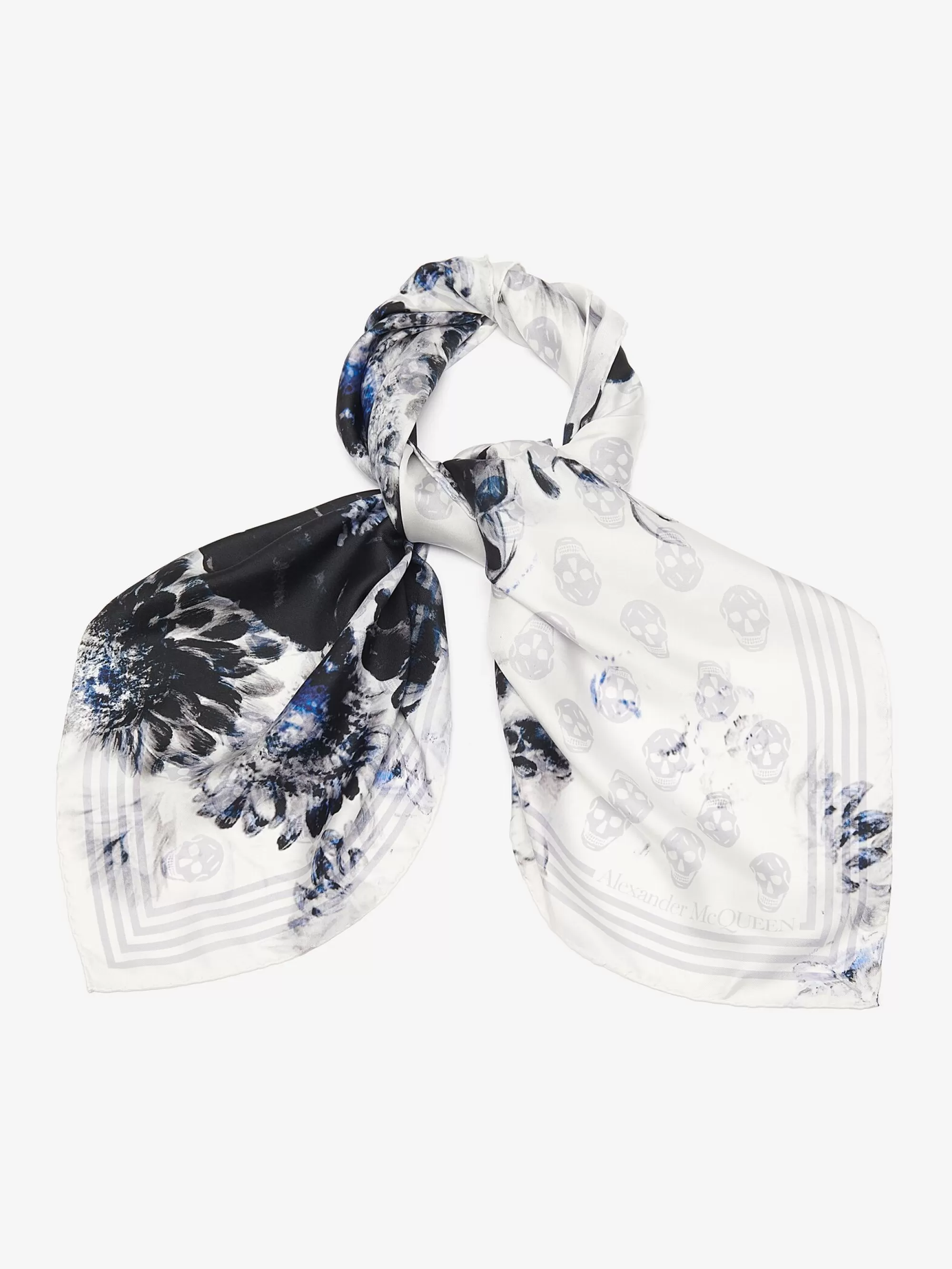 Women's Chiaroscuro Biker Foulard in >Alexander McQueen Flash Sale