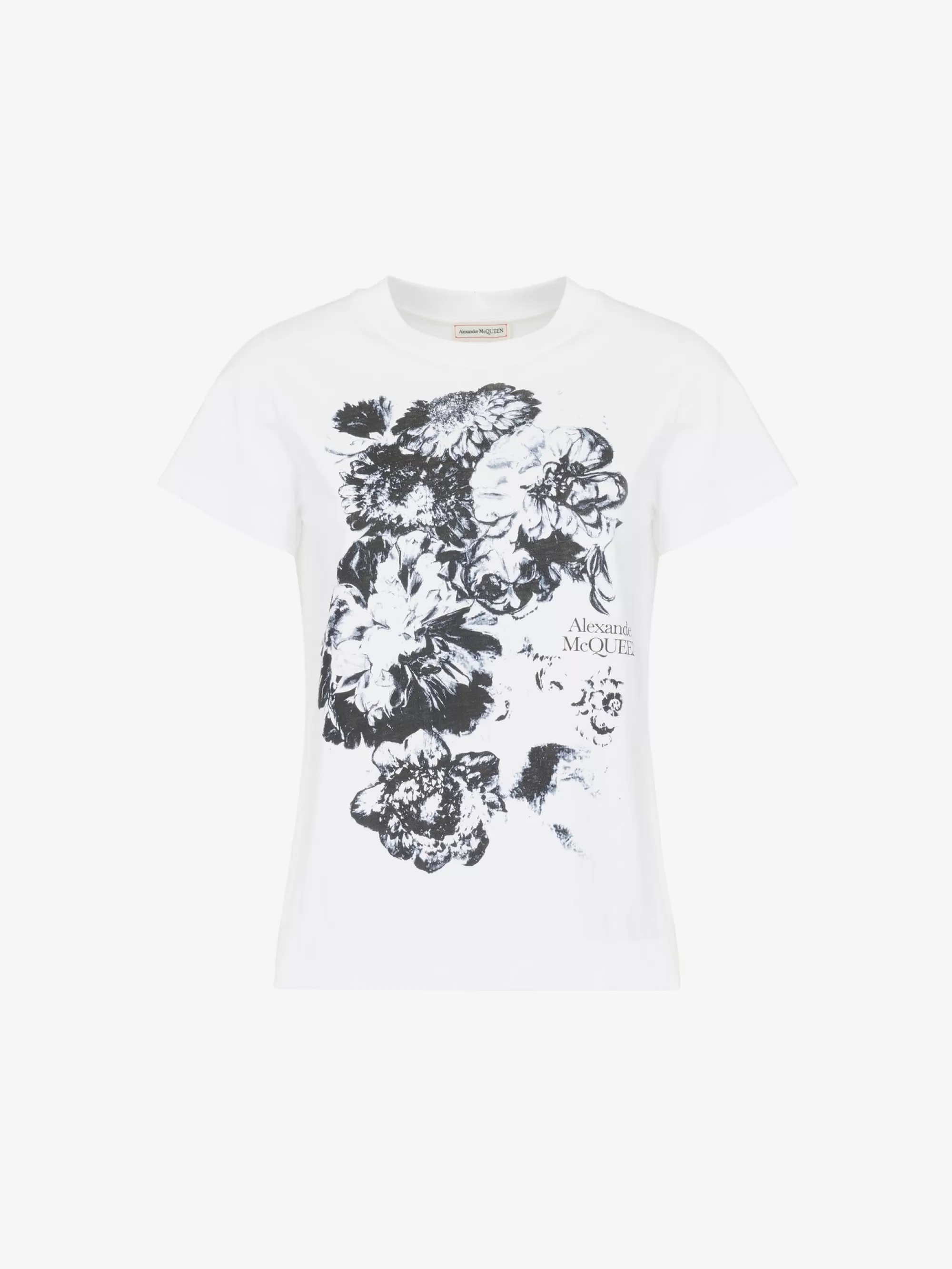 Women's Chiaroscuro Fitted T-shirt in >Alexander McQueen Best