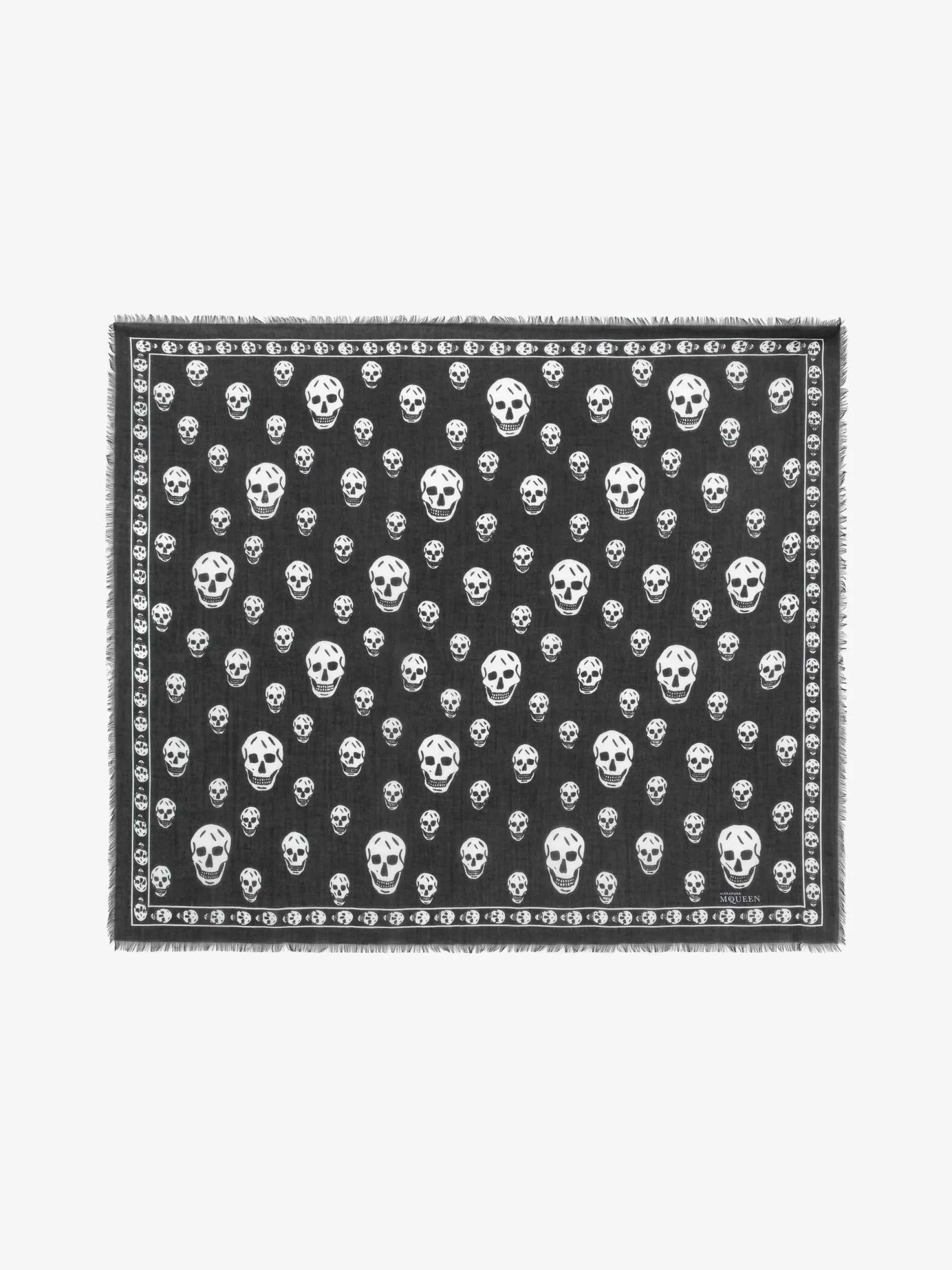 Women's Classic Silk Blend Skull Scarf in >Alexander McQueen Discount