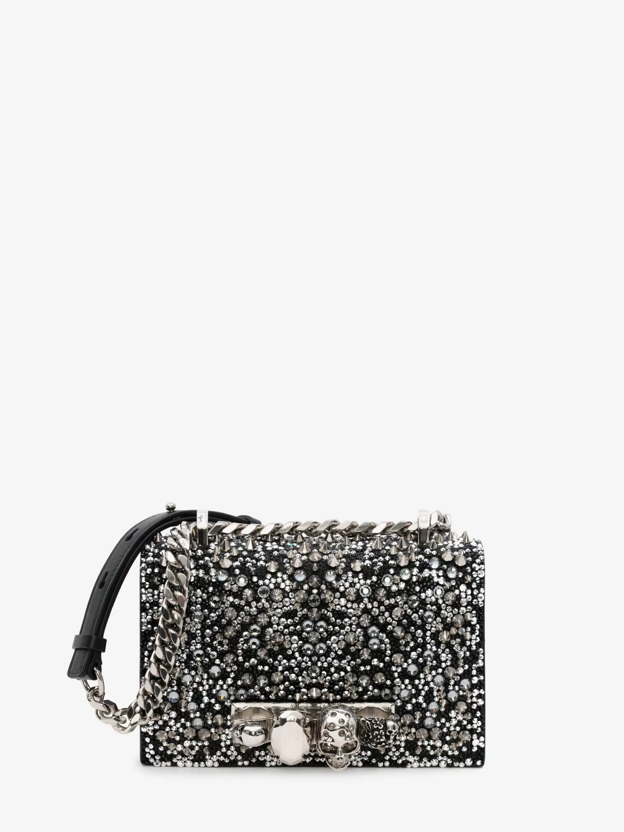 Women's Crystal-embellished Mini Jewelled Satchel in >Alexander McQueen Flash Sale