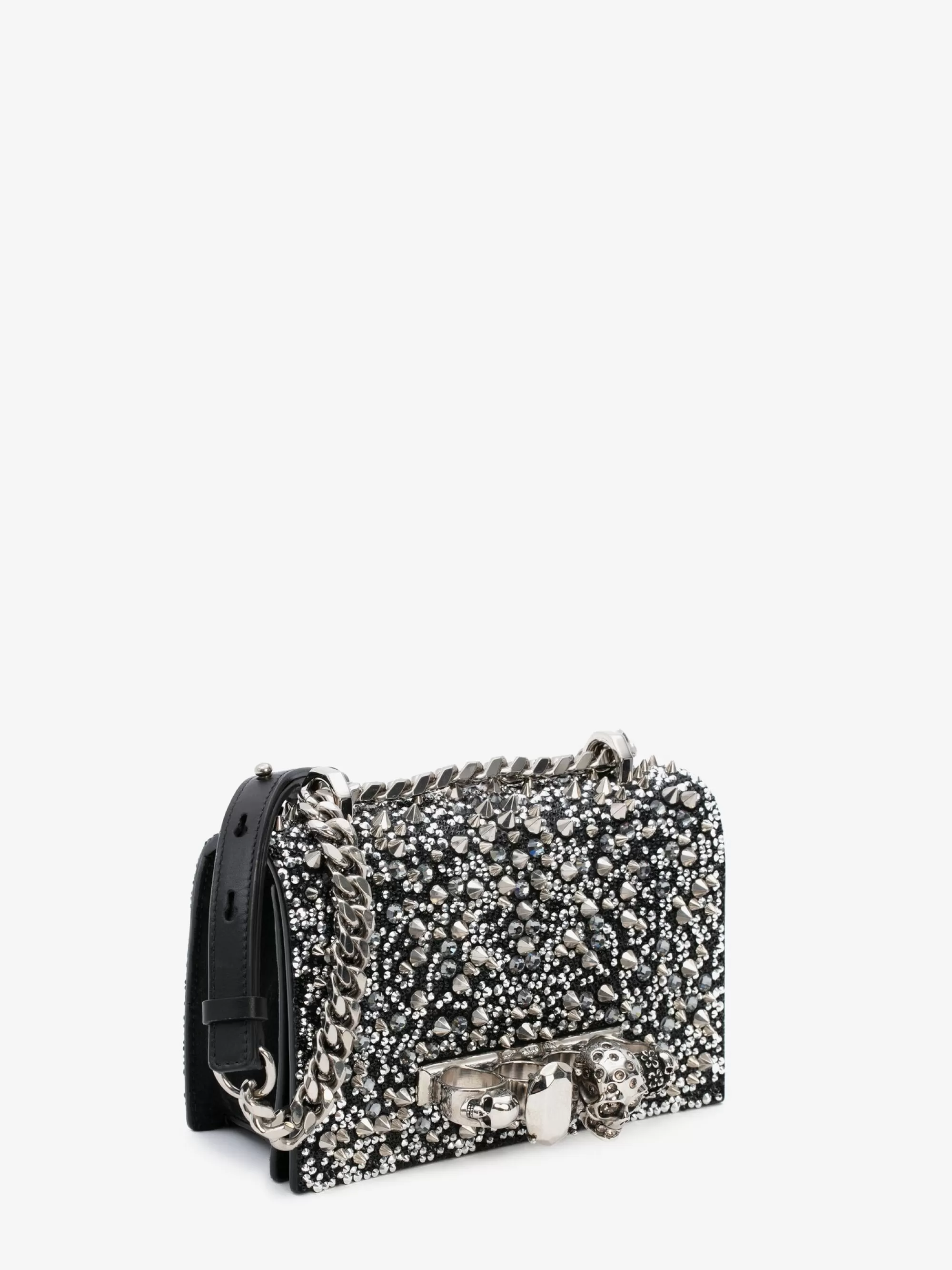 Women's Crystal-embellished Mini Jewelled Satchel in >Alexander McQueen Flash Sale