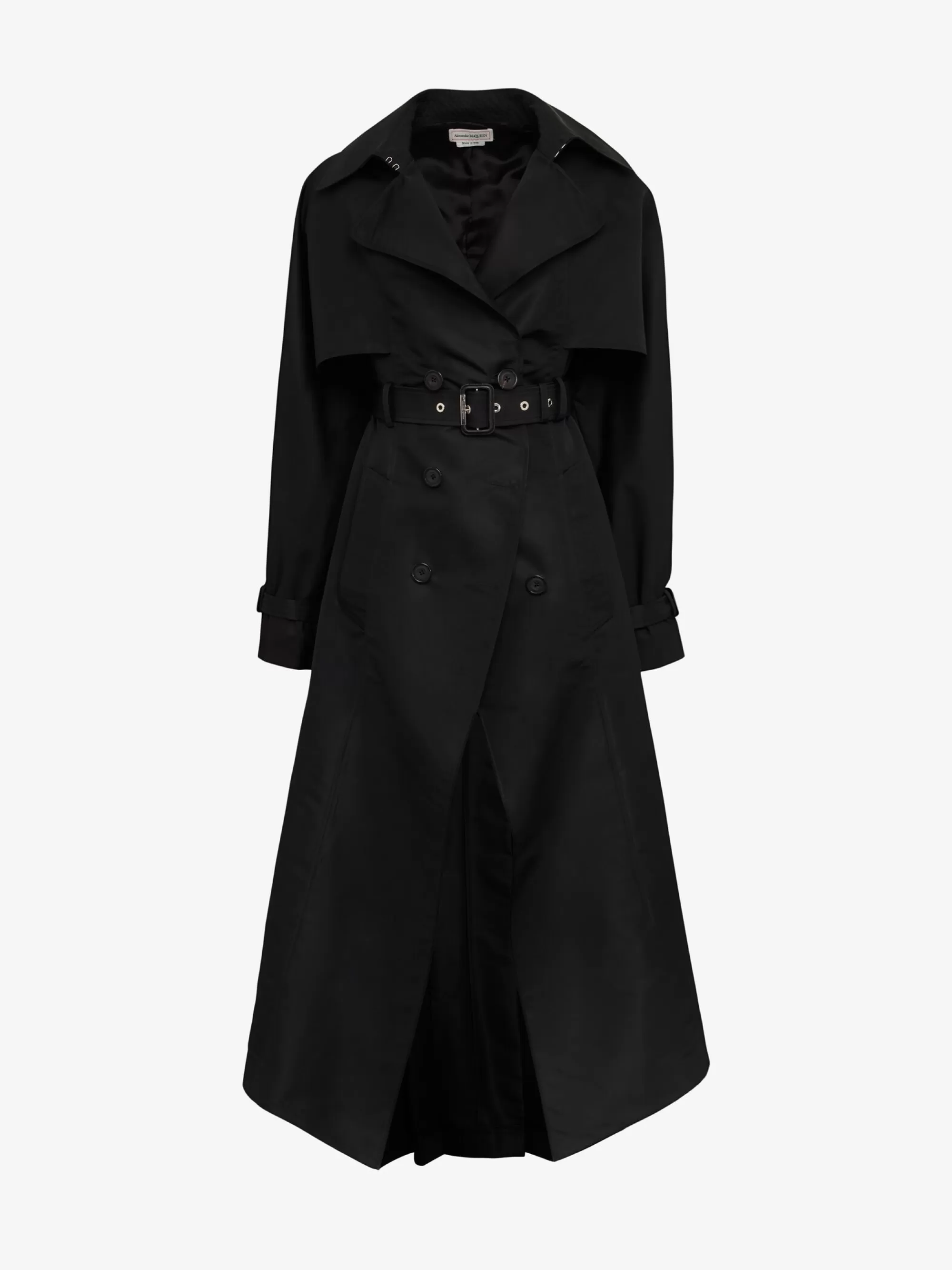 Women's Cutaway Trench Coat in >Alexander McQueen Fashion