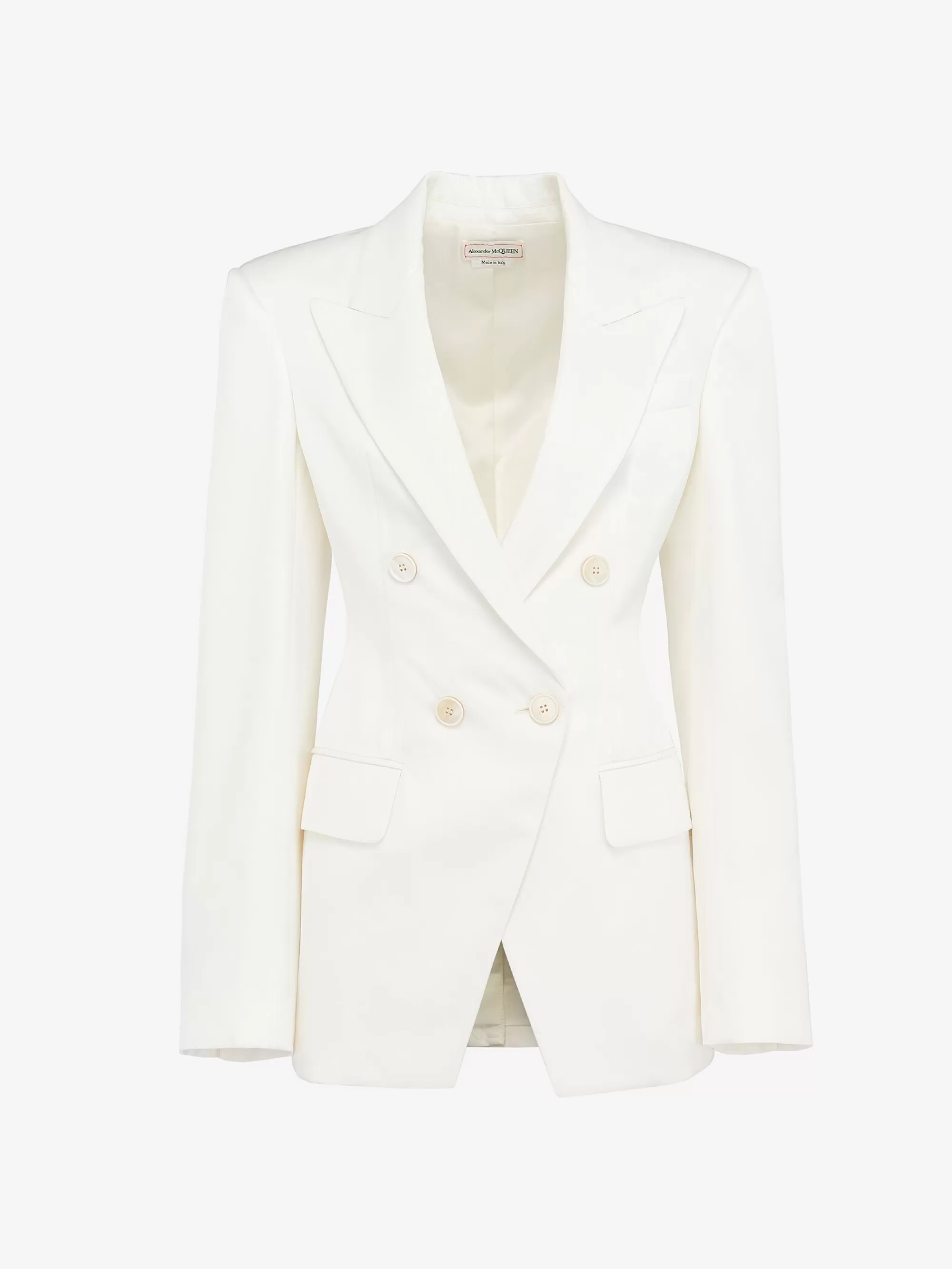 Women's Double-breasted Cut-away Jacket in >Alexander McQueen Online