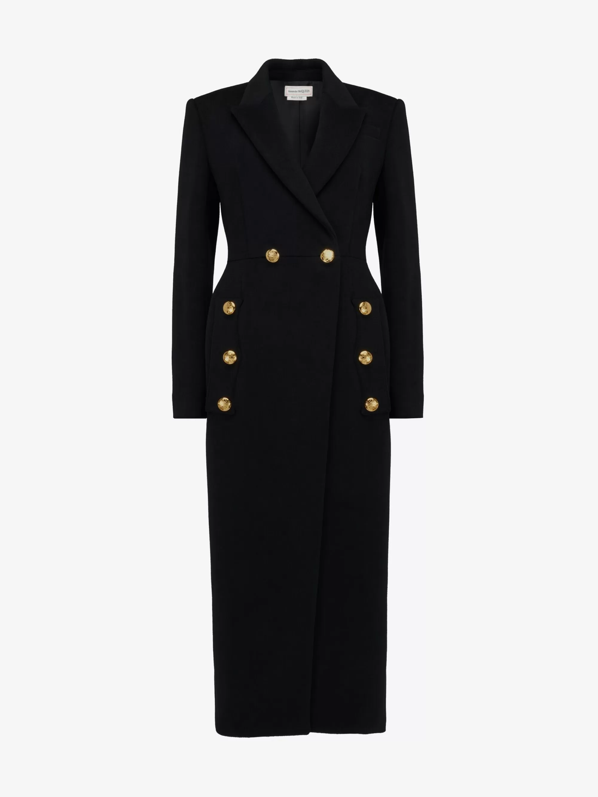 Women's Double-breasted Military Coat in >Alexander McQueen New