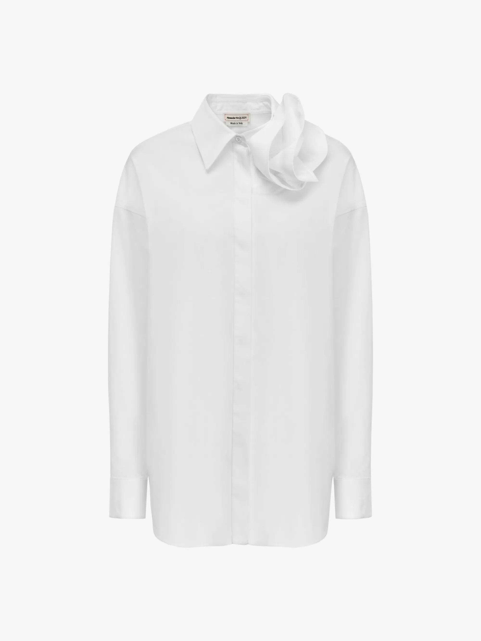 Women's Draped Orchid Shirt in >Alexander McQueen Discount