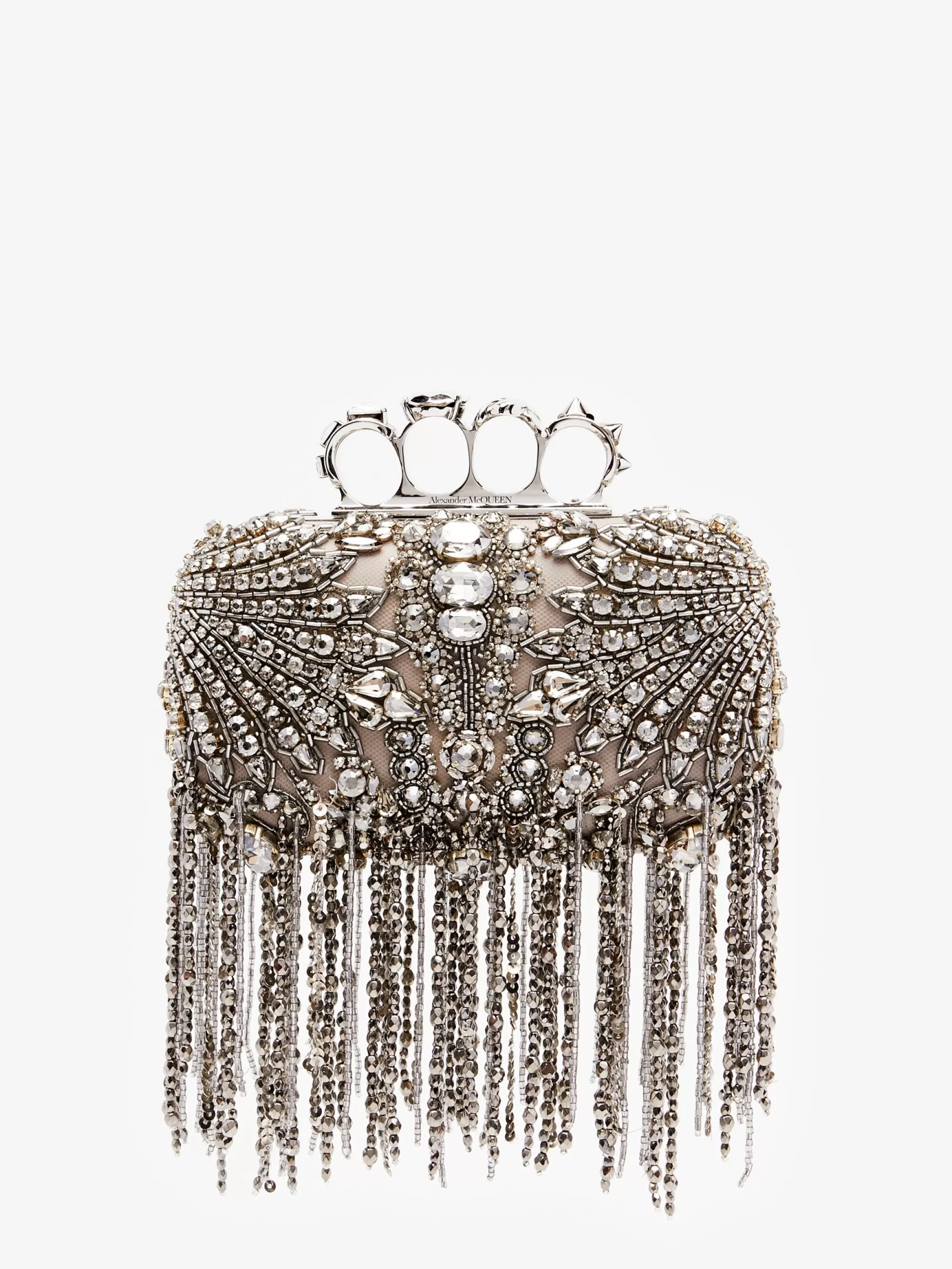 Women's Exploded Victorian Jewel Knuckle Clutch in >Alexander McQueen Cheap