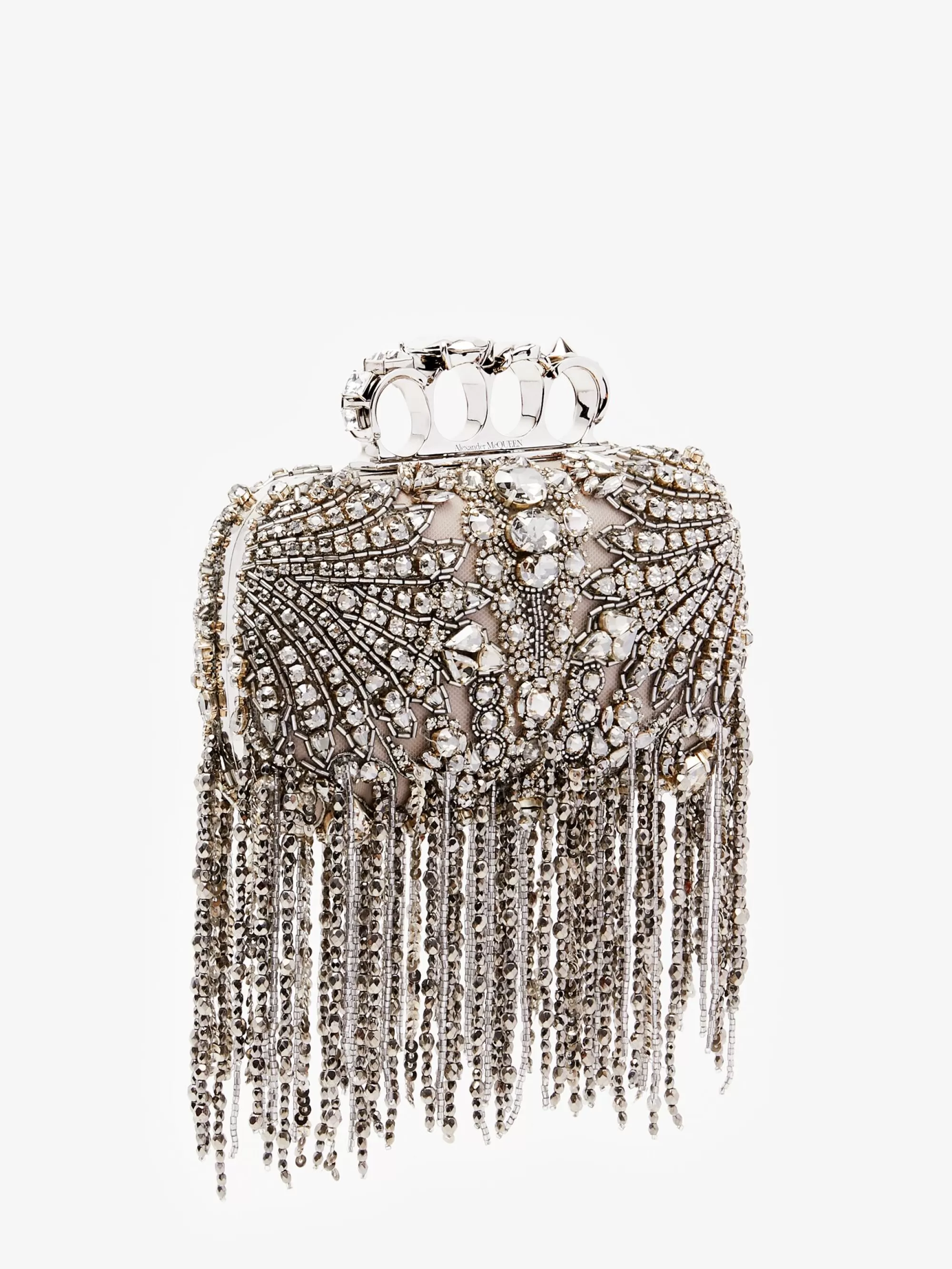 Women's Exploded Victorian Jewel Knuckle Clutch in >Alexander McQueen Cheap