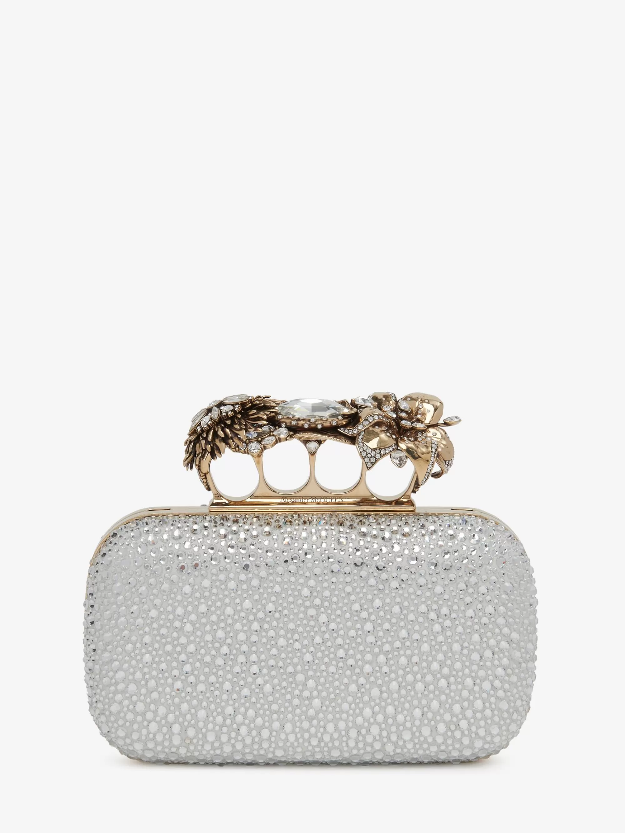 Women's Flower Knuckle Clutch in >Alexander McQueen Flash Sale