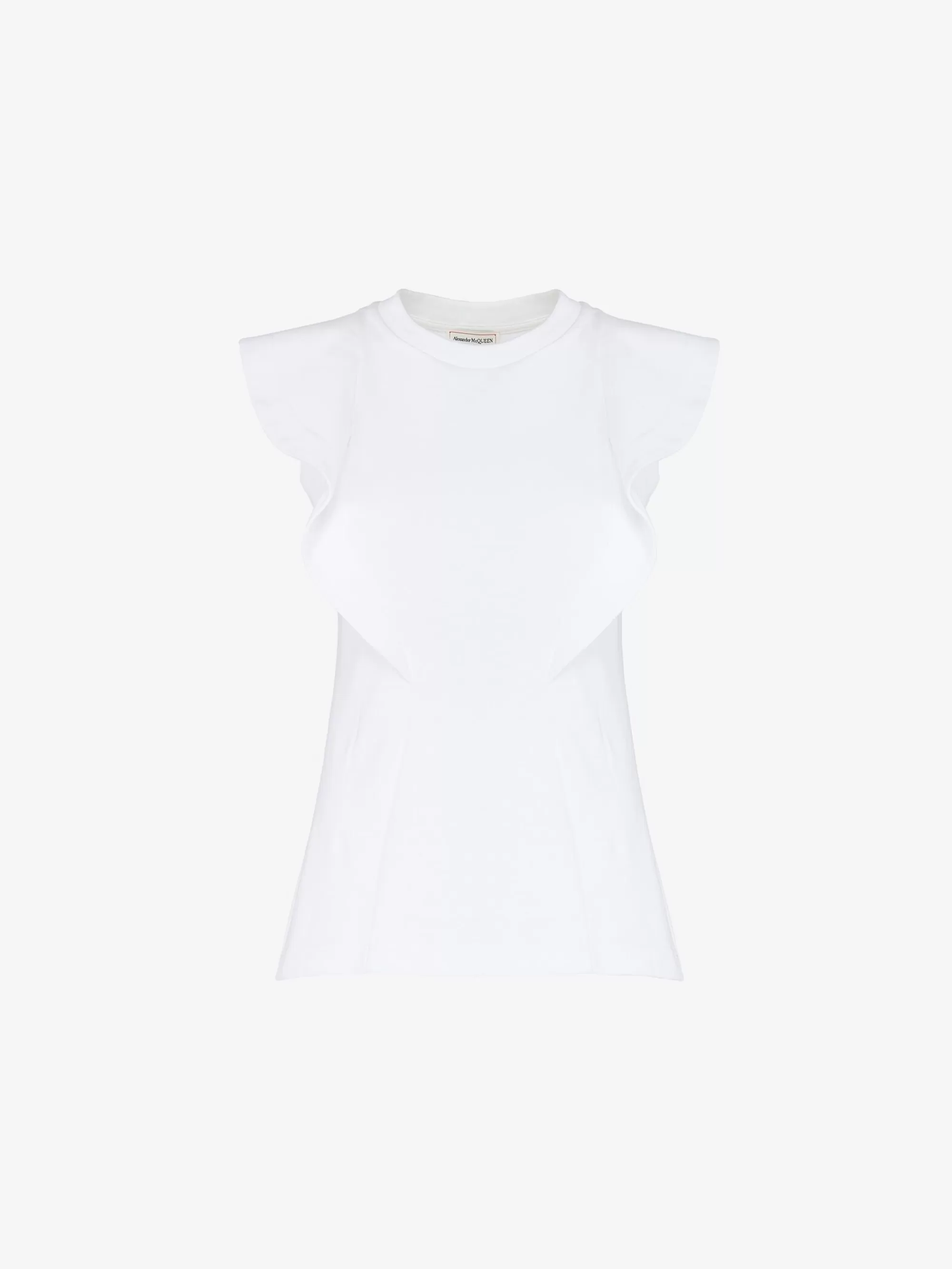 Women's Frill Detail Sleeveless Top in >Alexander McQueen Outlet