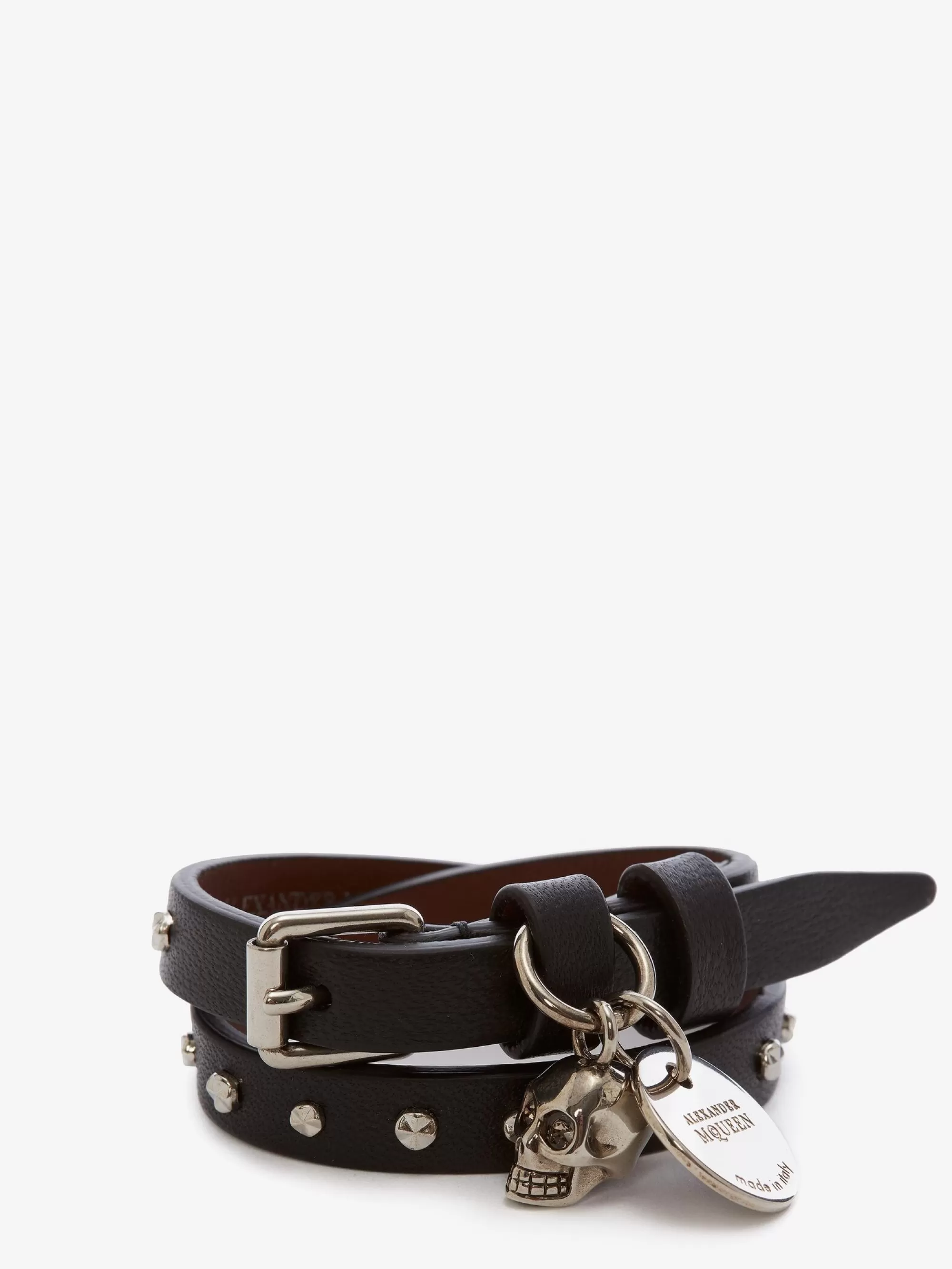 Women's Hammered Studs Double-wrap Bracelet in >Alexander McQueen Store