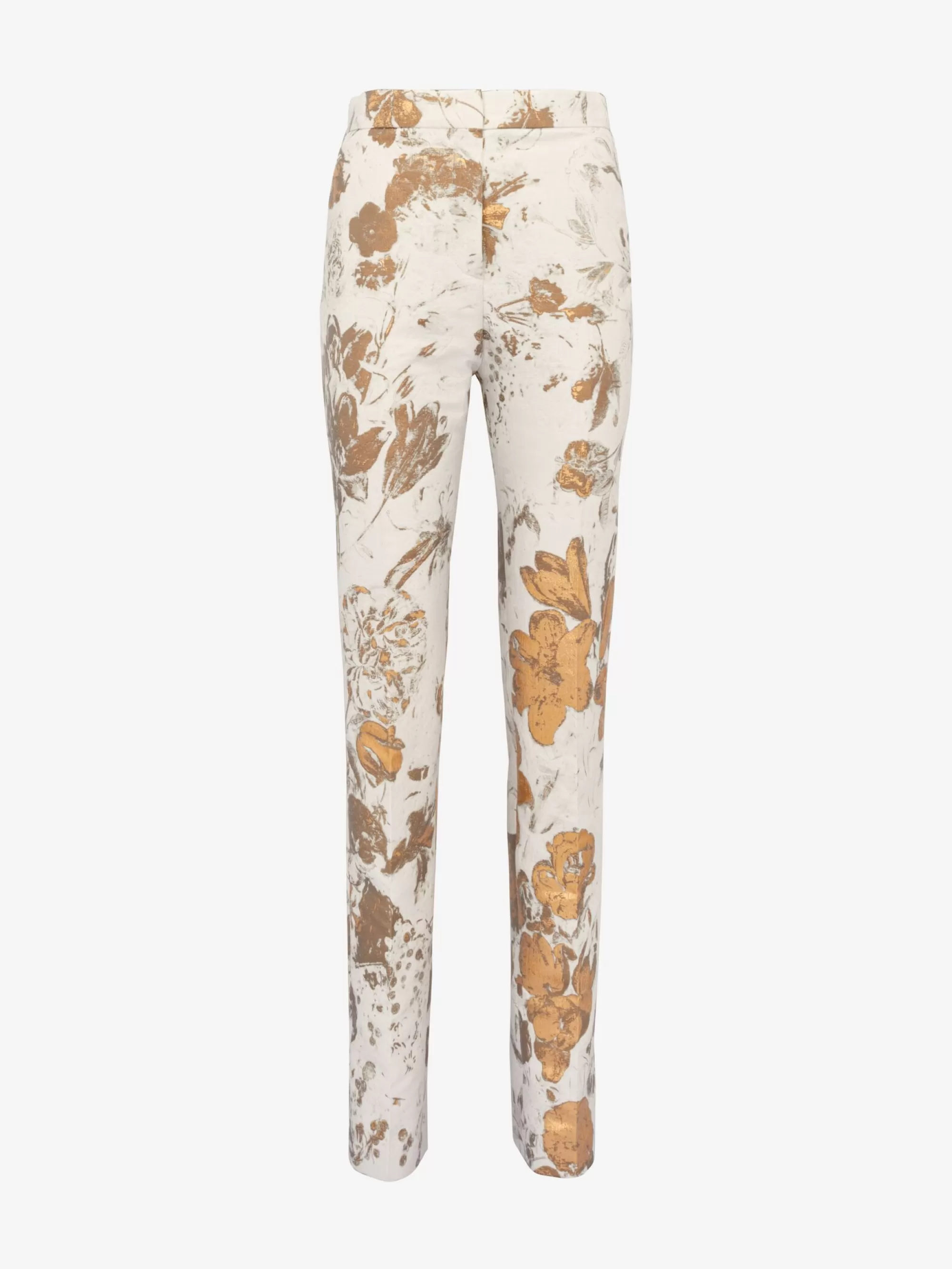 Women's High-waisted Cigarette Trousers in >Alexander McQueen Sale