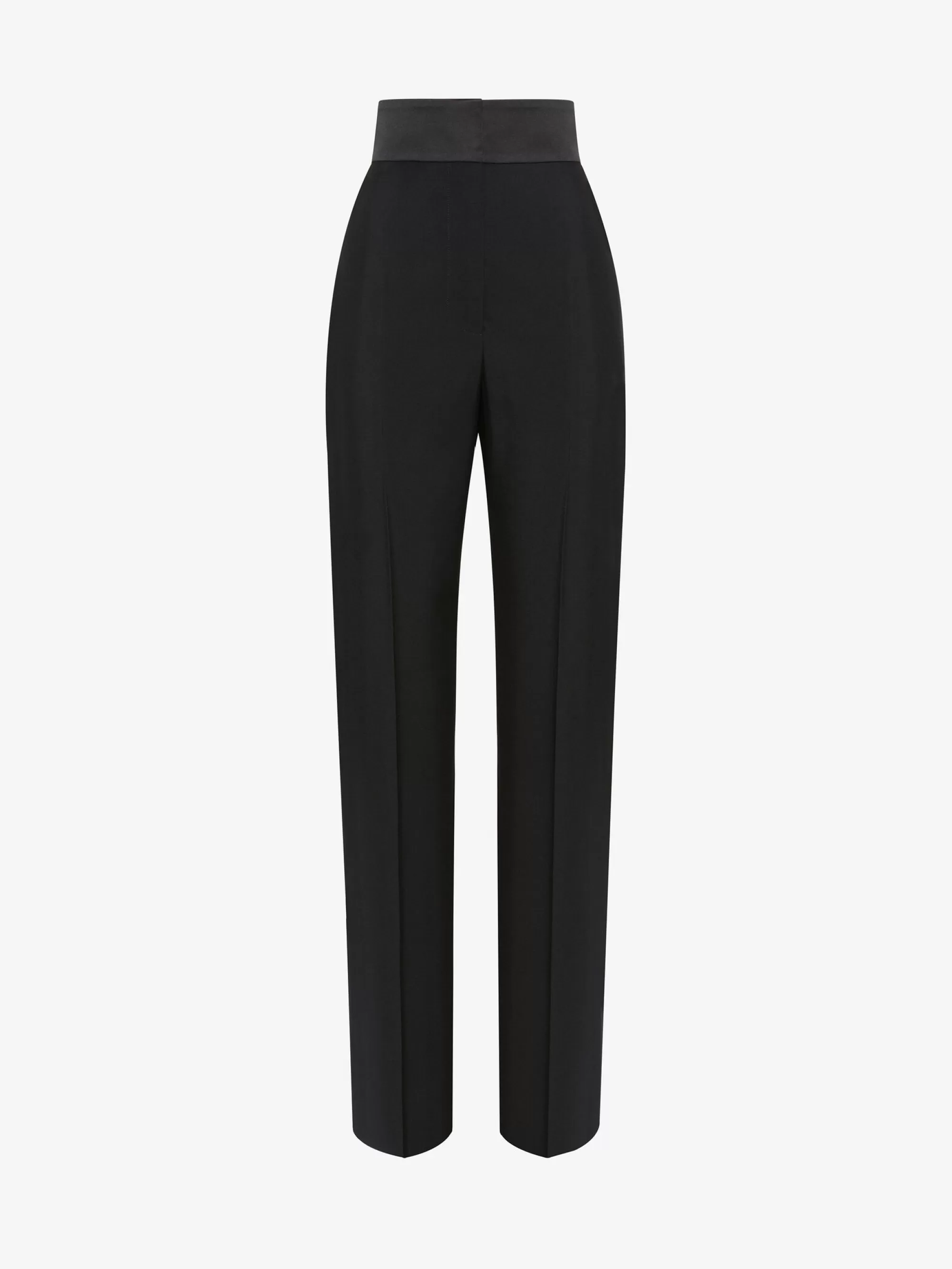 Women's High-waisted Tuxedo Trousers in >Alexander McQueen Fashion