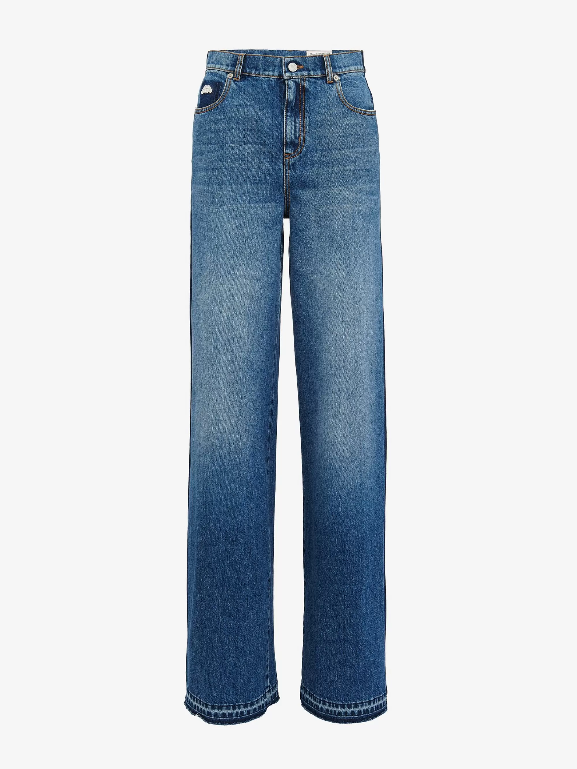 Women's High-waisted Wide Leg Jeans in >Alexander McQueen Store