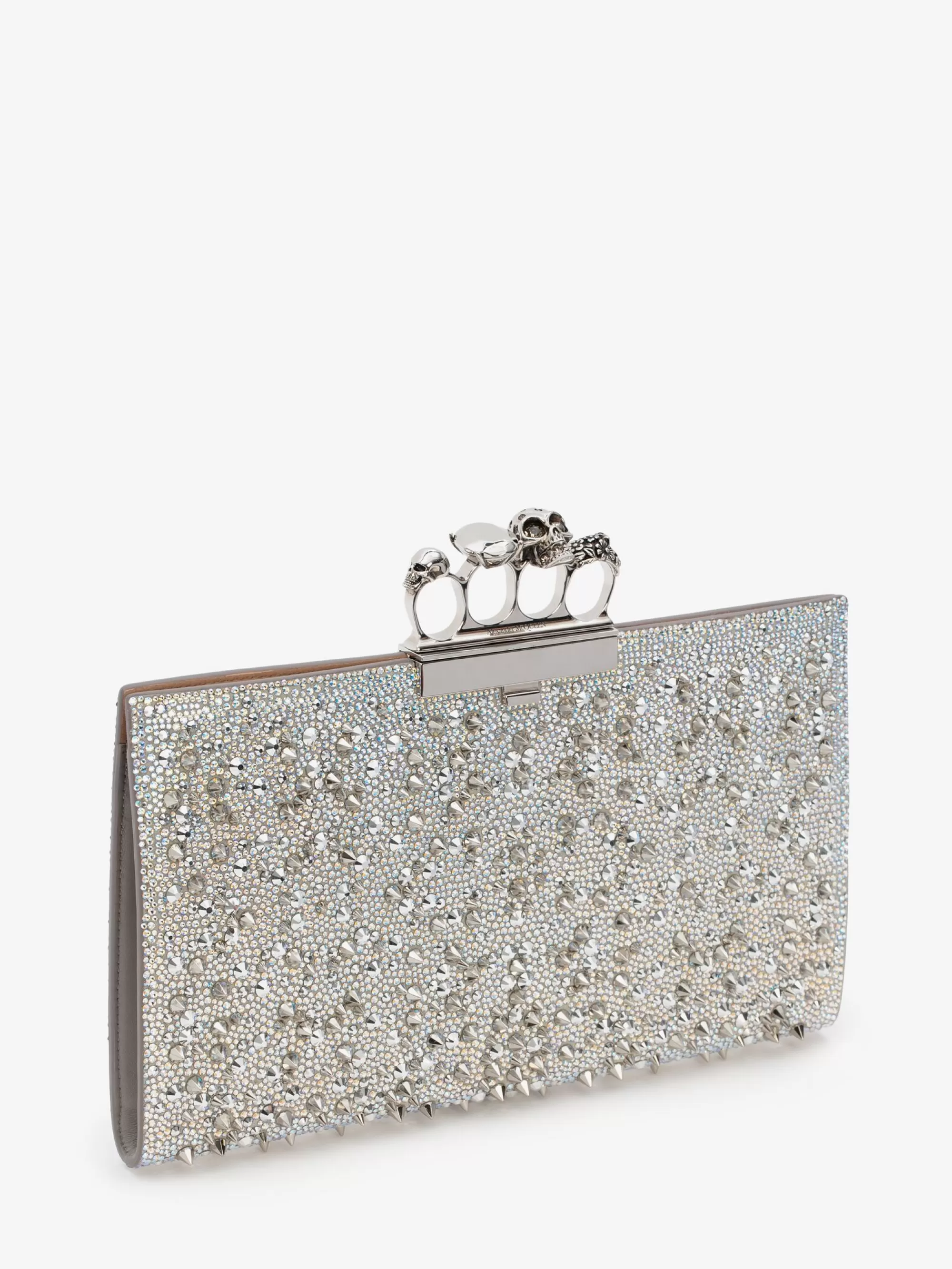 Women's Jewelled Flat Pouch in >Alexander McQueen Hot