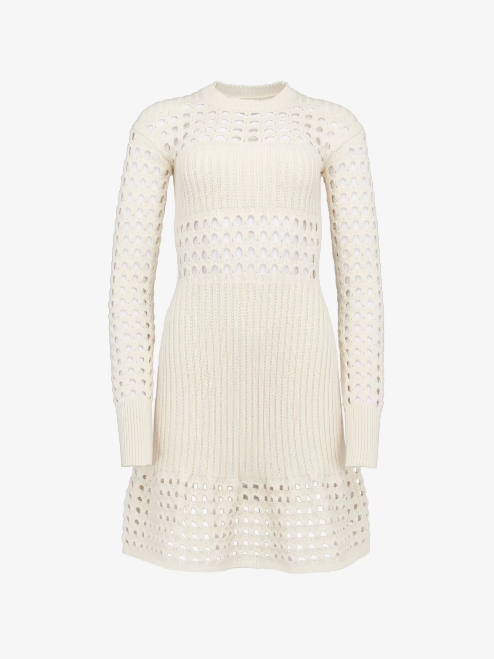 Women's Knitted Mesh Mini Dress in >Alexander McQueen Cheap