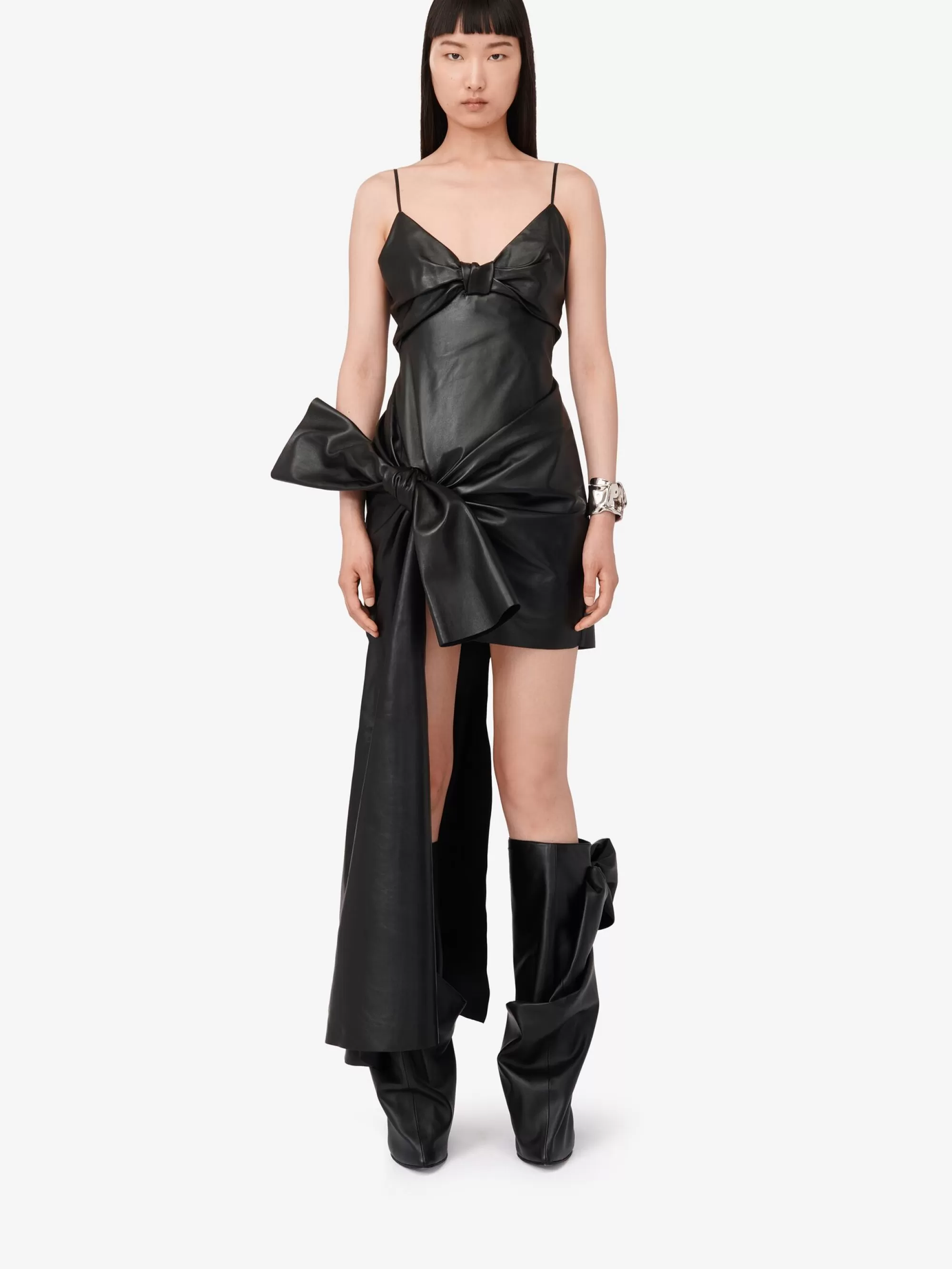 Women's Knotted Drape Dress in >Alexander McQueen Cheap