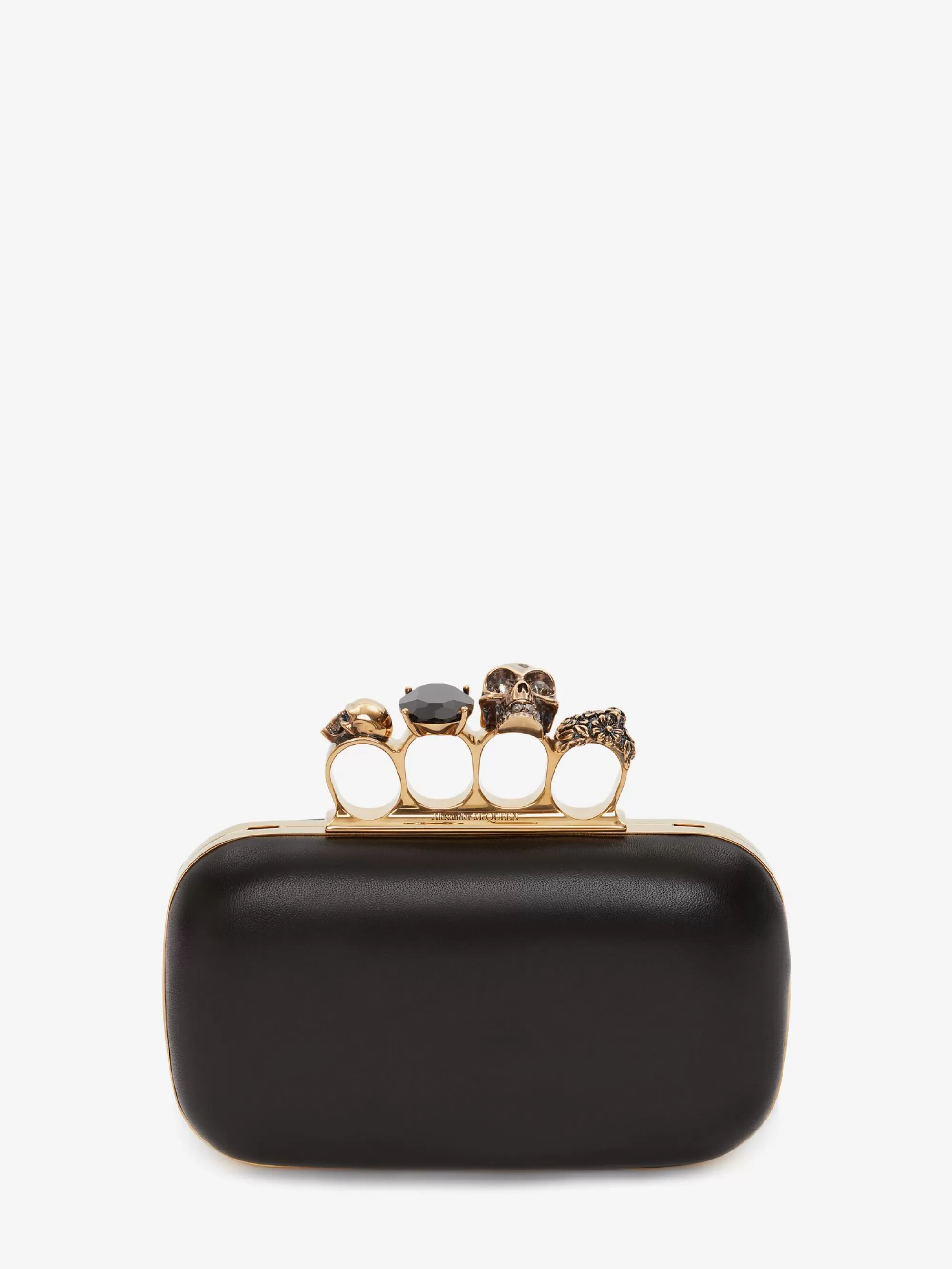 Women's Knuckle Clutch With Chain in >Alexander McQueen Clearance