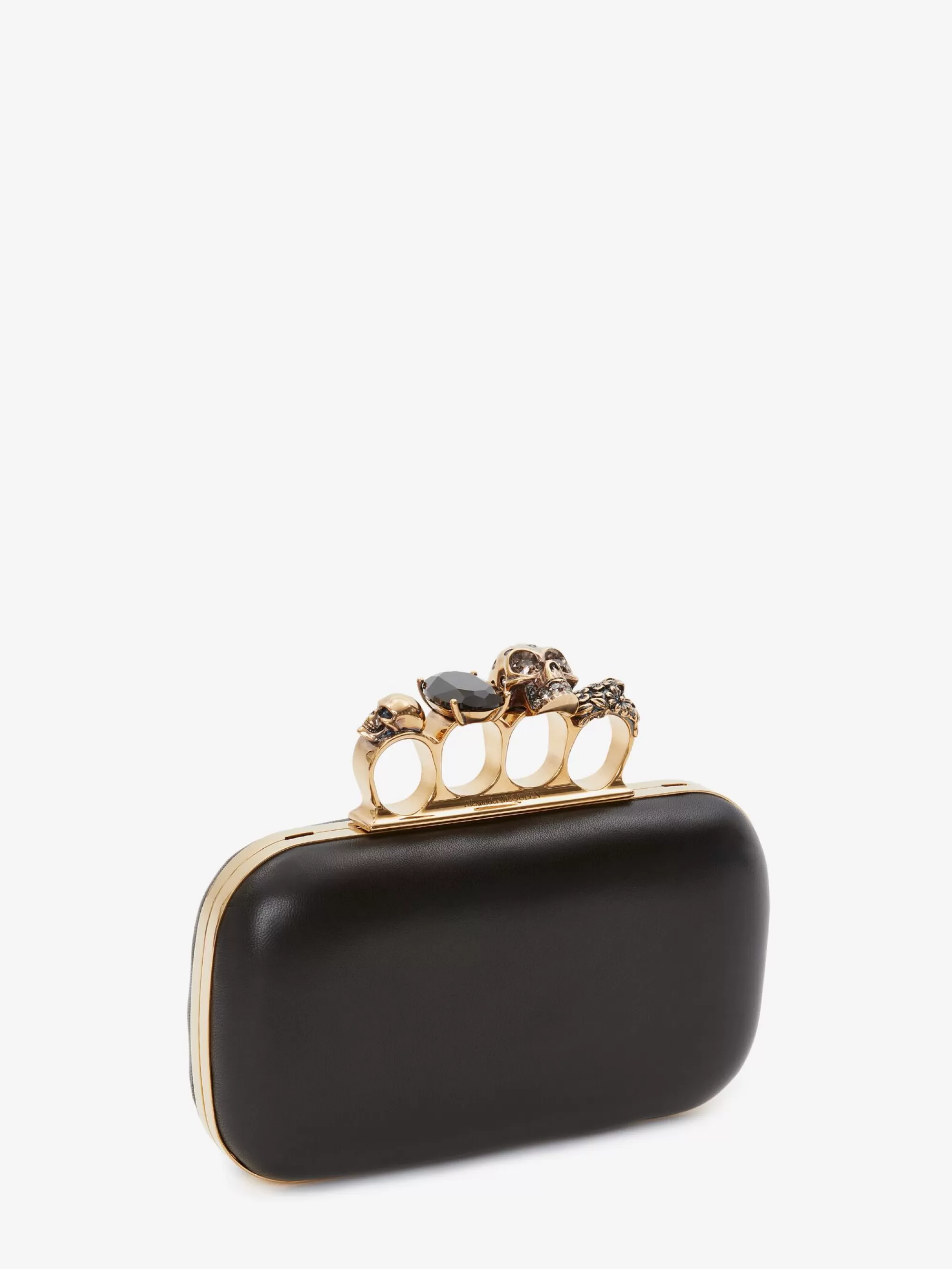 Women's Knuckle Clutch With Chain in >Alexander McQueen Clearance