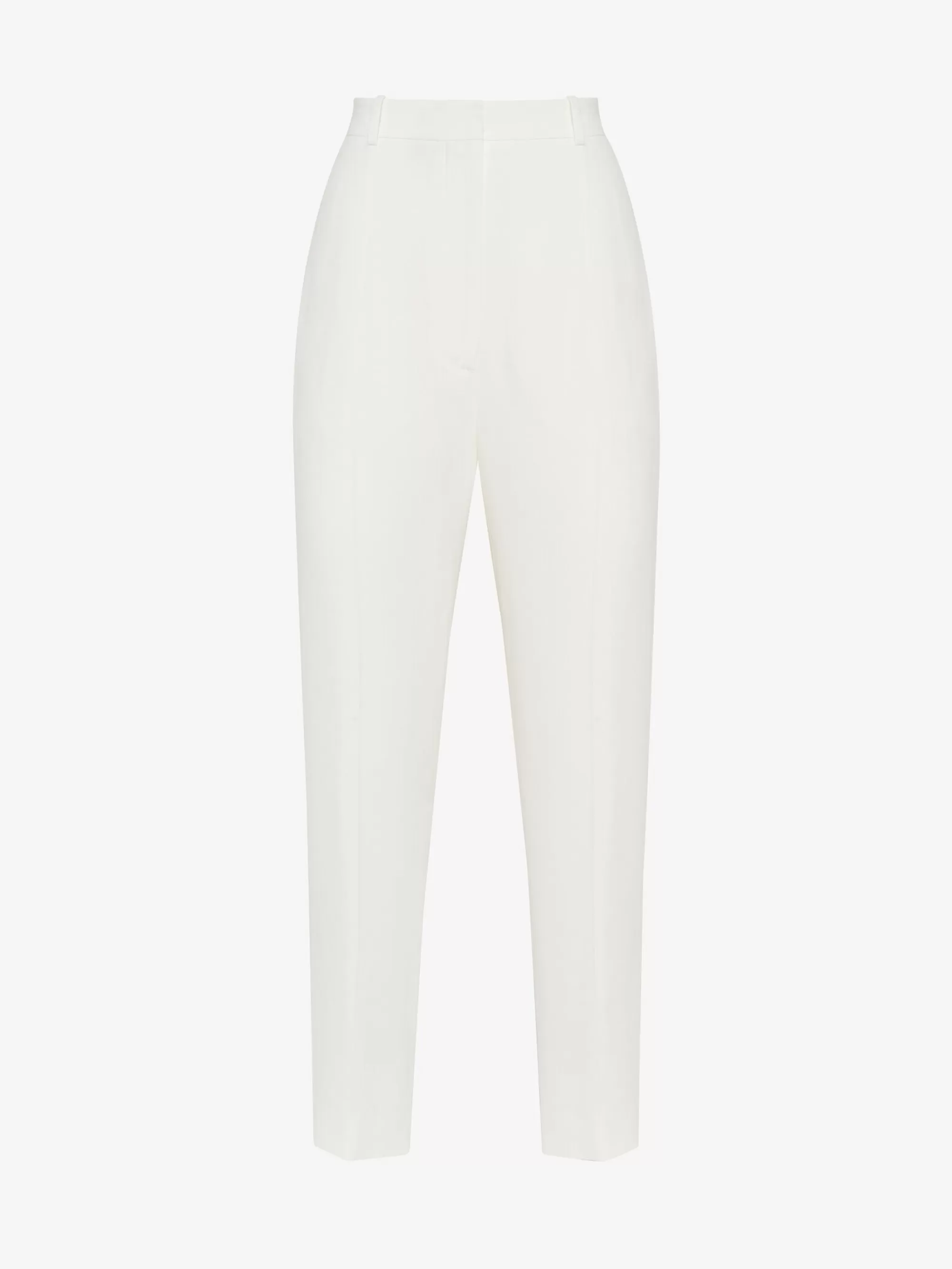 Women's Leaf Crepe Cigarette Trousers in >Alexander McQueen Cheap