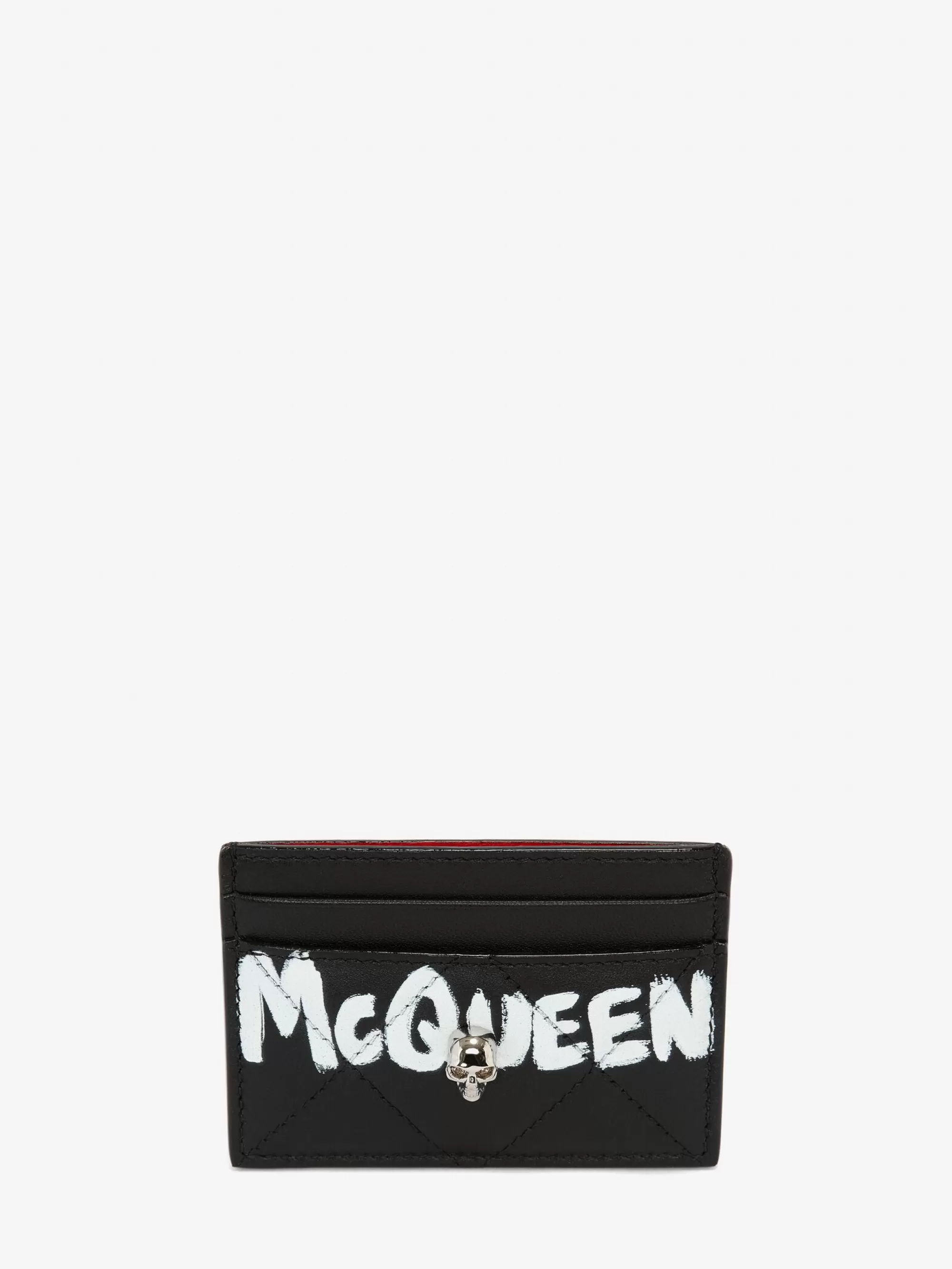 Women's McQueen Graffiti Card Holder in >Alexander McQueen Cheap