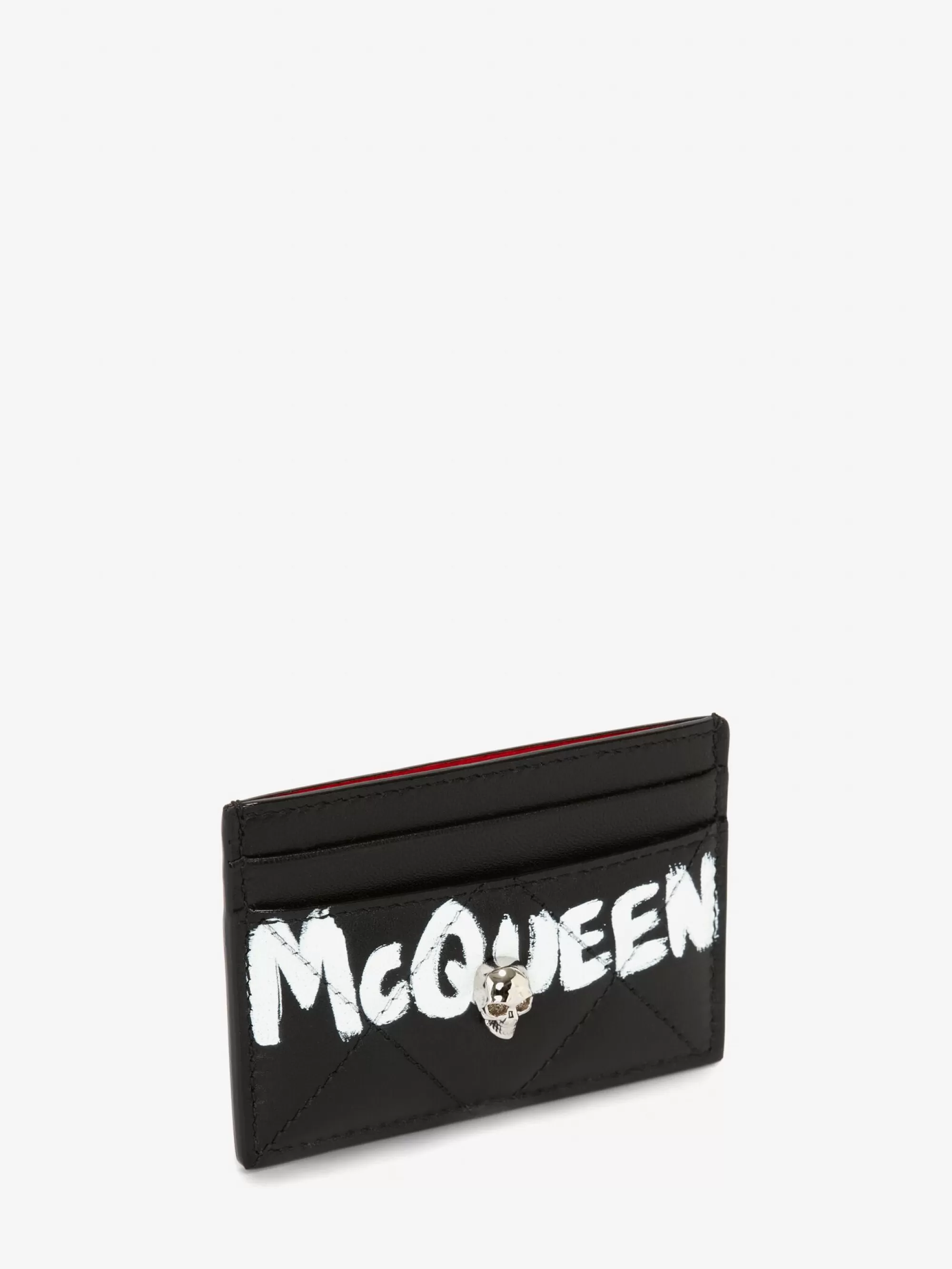 Women's McQueen Graffiti Card Holder in >Alexander McQueen Cheap